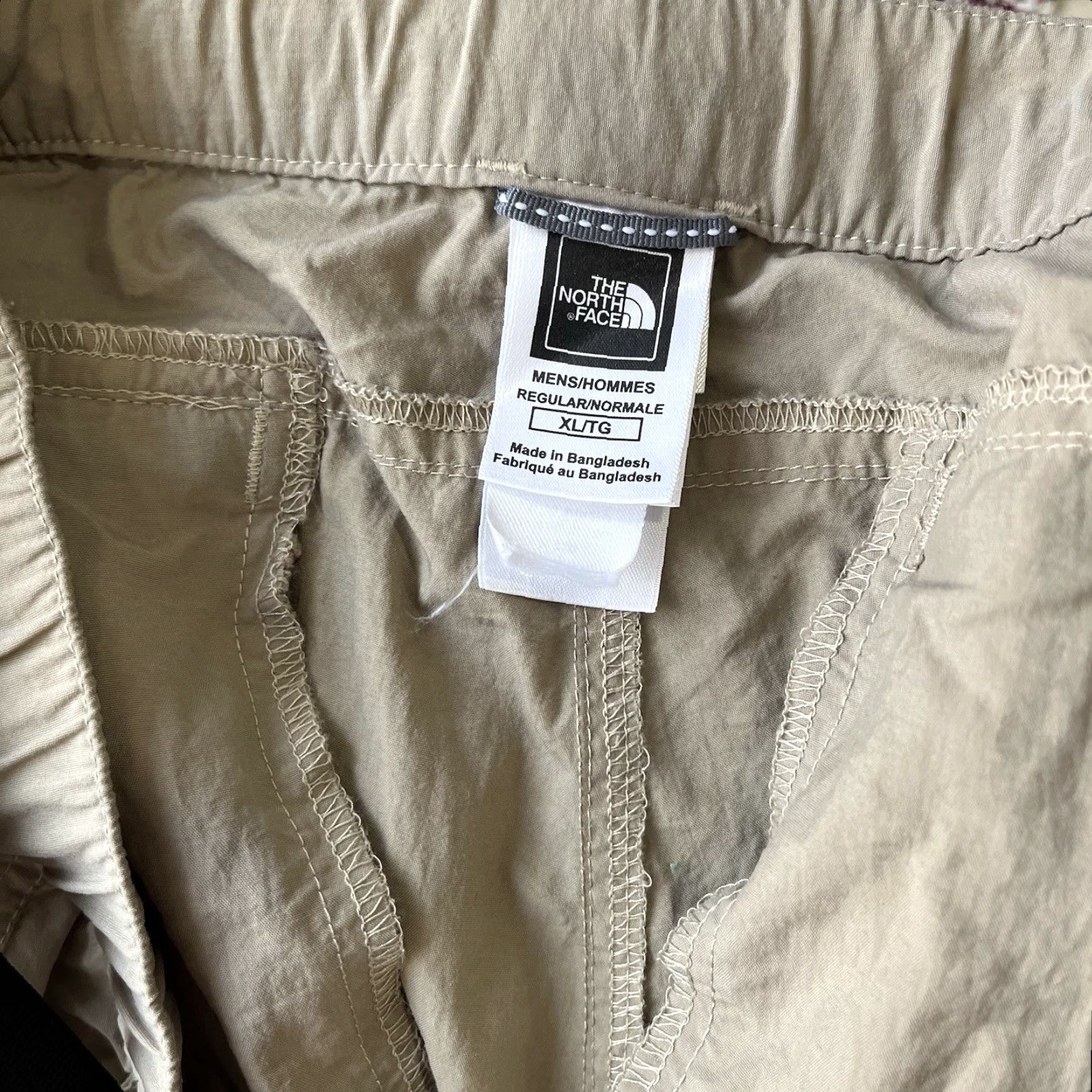 The North Face The North Face Cargo Pants Mens XL Beige Convertible Nylon Hiking Size US 36 / EU 52 - 5 Thumbnail