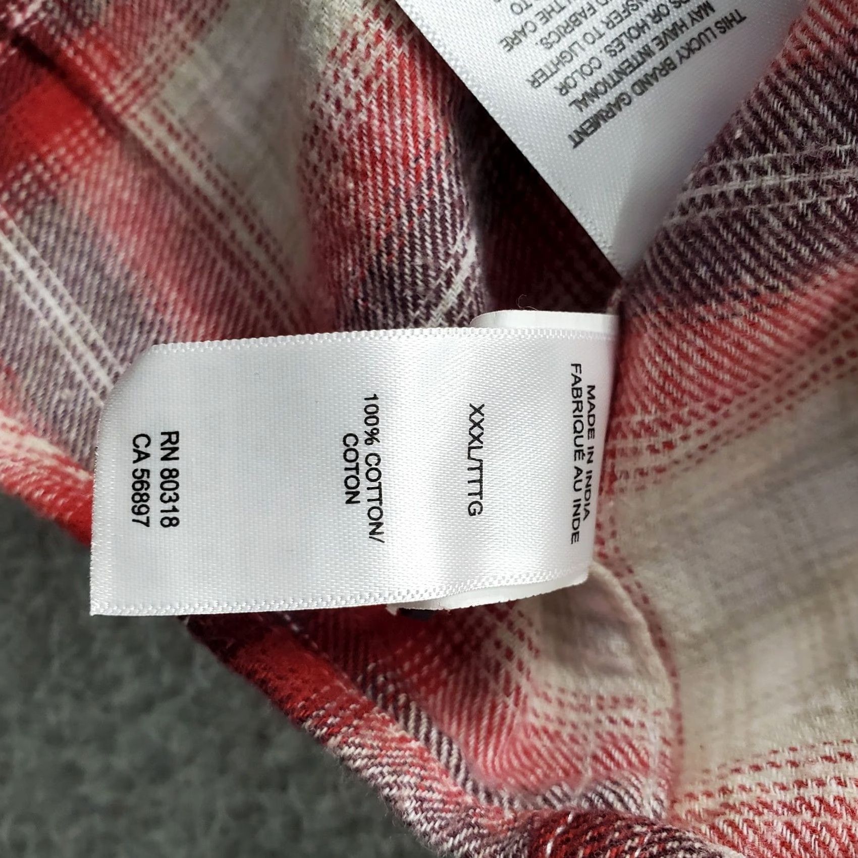 Lucky Brand Lucky Brand Flannel Shirt Men XXXL Multi Plaid Classic Fit Long Sleeve Button-Up Size US XXL / EU 58 / 5 - 5 Thumbnail