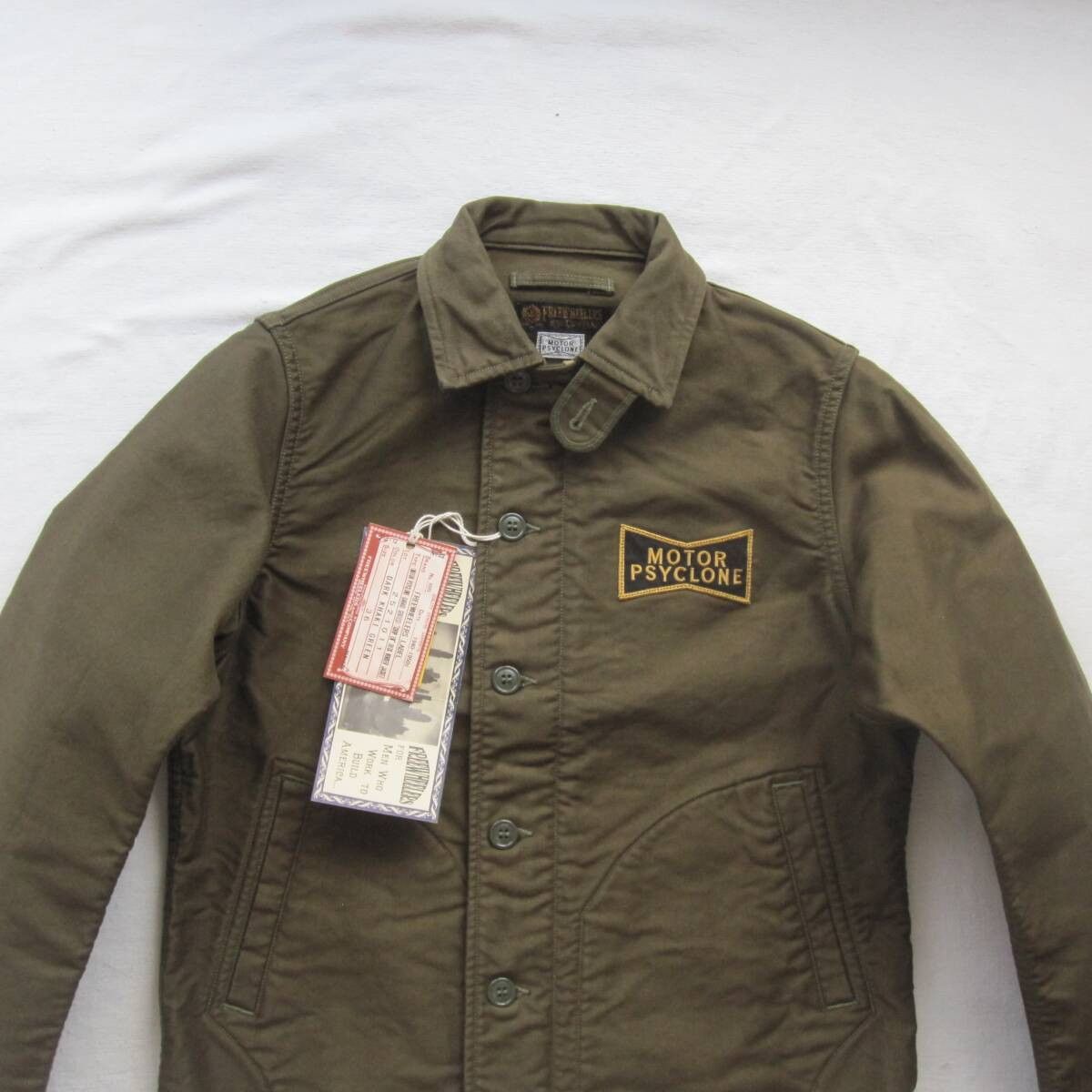 Freewheelers DECK WORKER JACKET “CHOP EM” size 36 Size US S / EU 44-46 / 1 - 6 Thumbnail