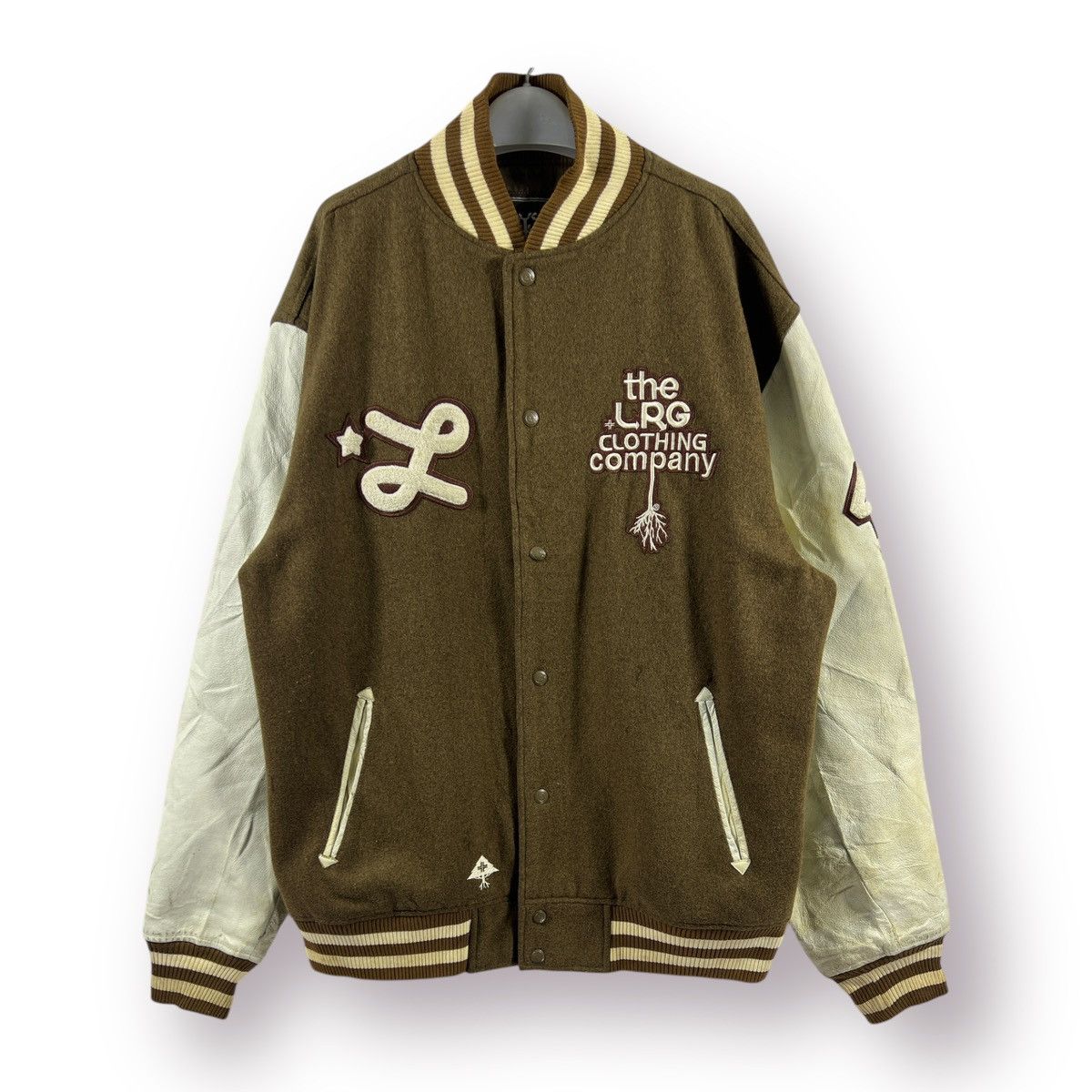 LRG 🔥 The LRG Clothing Company Leather Varsity - XL Size US L / EU 52-54 / 3 - 2 Thumbnail