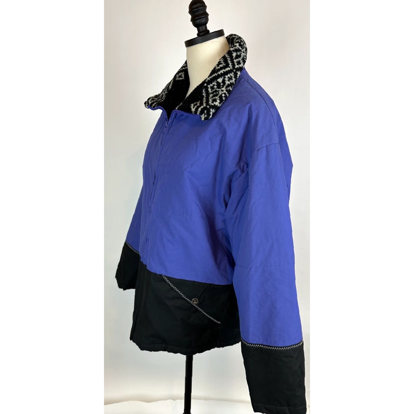 London Fog VINTAGE London Fog Parka Jacket WOMENS L Blue Size L / US 10 / IT 46 - 7 Thumbnail