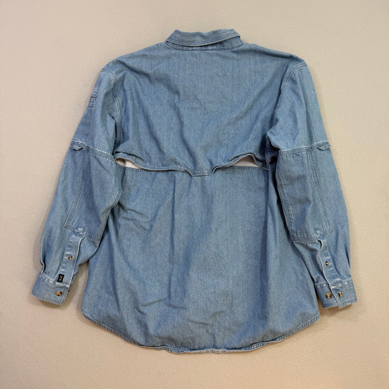 5.11 5.11 Tactical Denim Button Shirt Mens Extra Large NRA Size US XL / EU 56 / 4 - 7 Thumbnail