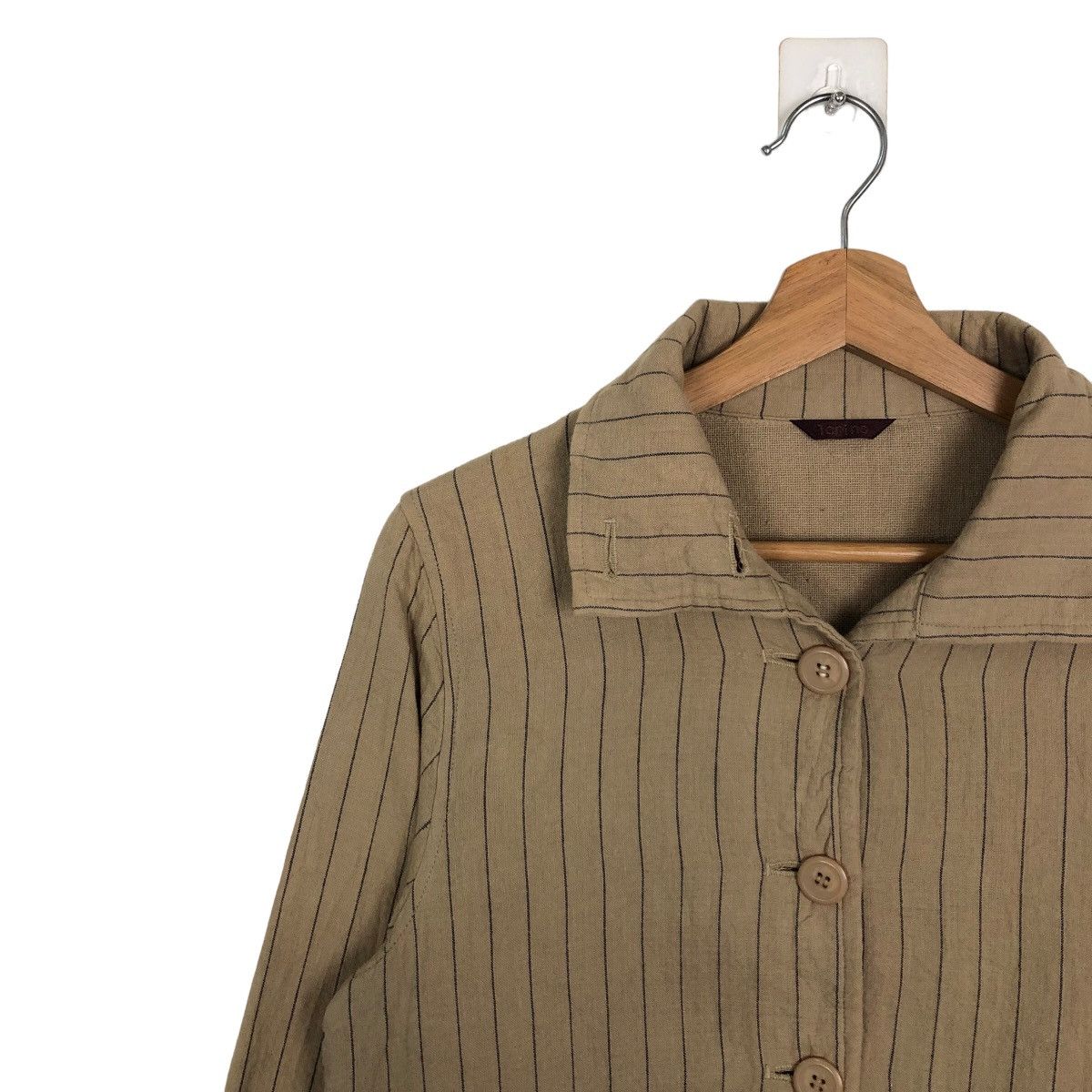 Issey Miyake 🔥VINTAGE PIN STRIPE BOMBER JACKET TORINO ISSEY MIYAKE Size US M / EU 48-50 / 2 - 6 Thumbnail