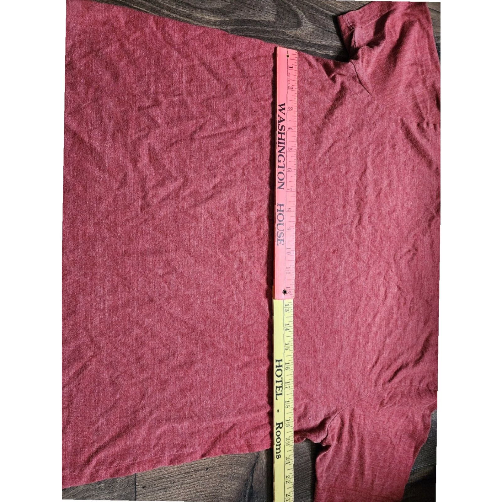 The North Face The North Face Mens Slim Fit Heathered Red T Shirt Short Sleeve Size US L / EU 52-54 / 3 - 3 Thumbnail