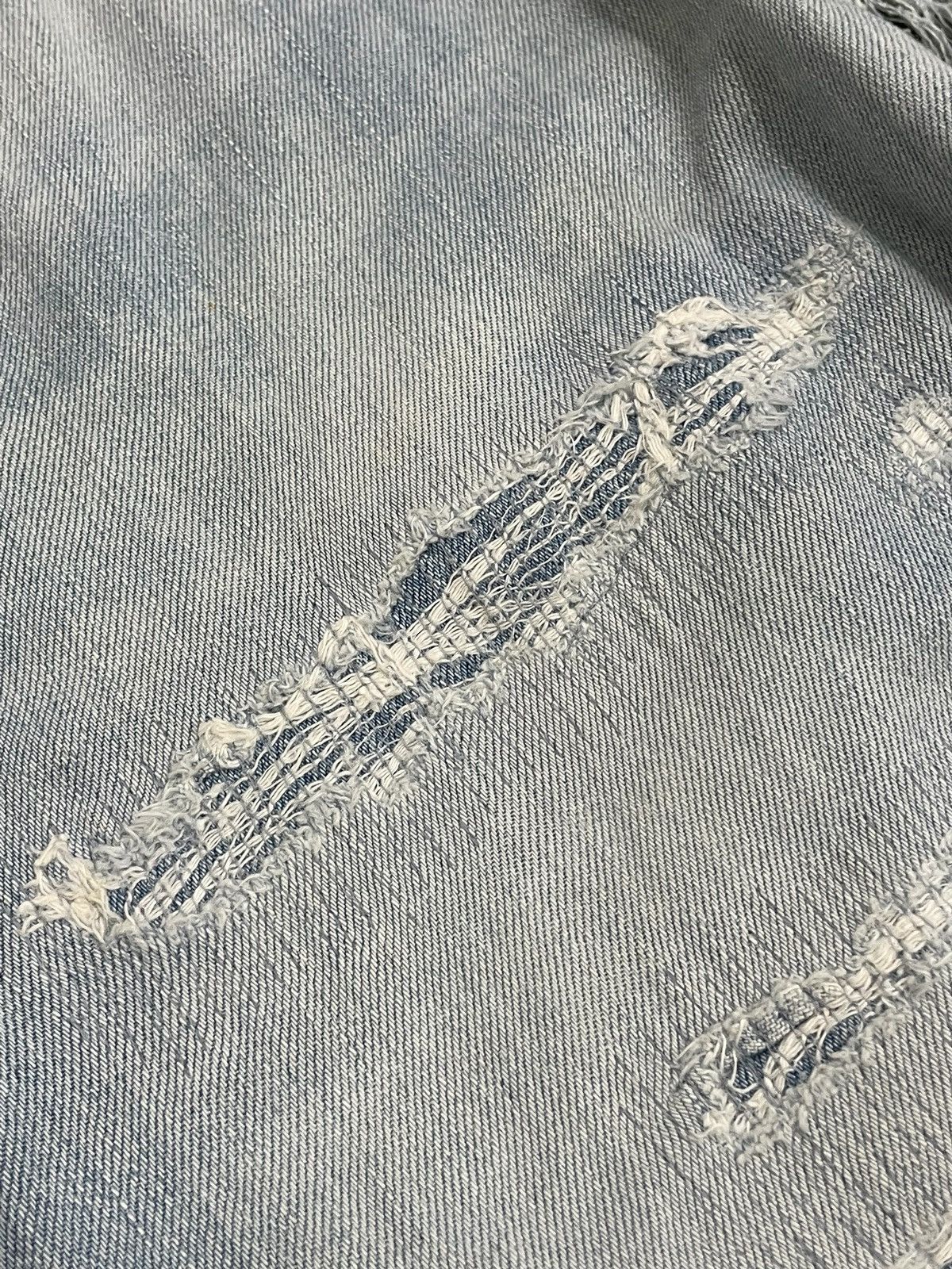 Japan Blue × Japanese Brand Japan Blue Stretch Denim Knotwood Bug Indigo Distress Design Size US 34 / EU 50 - 8 Thumbnail