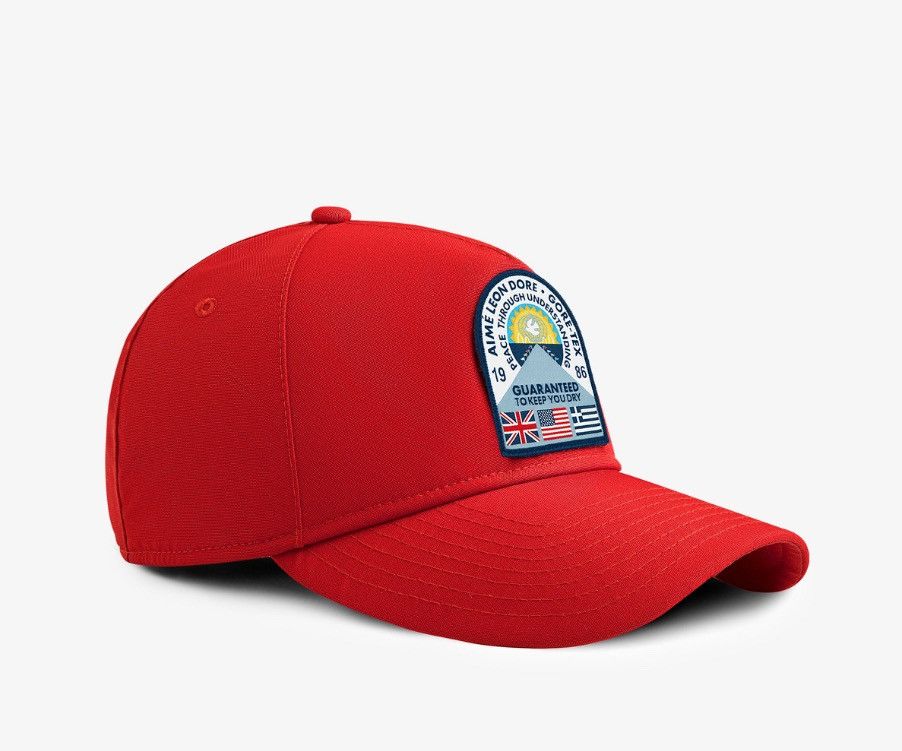 Aime Leon Dore Aime Leon Dore GORE-TEX Offshore Hat Tango Red Waterproof Size ONE SIZE - 2 Thumbnail