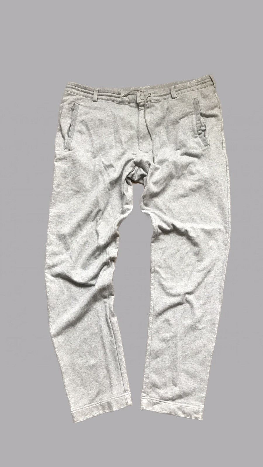 Adidas × Y-3 × Yohji Yamamoto Yohji yamamoto y-3 logo grey straight trousers Size US 39 - 2 Thumbnail