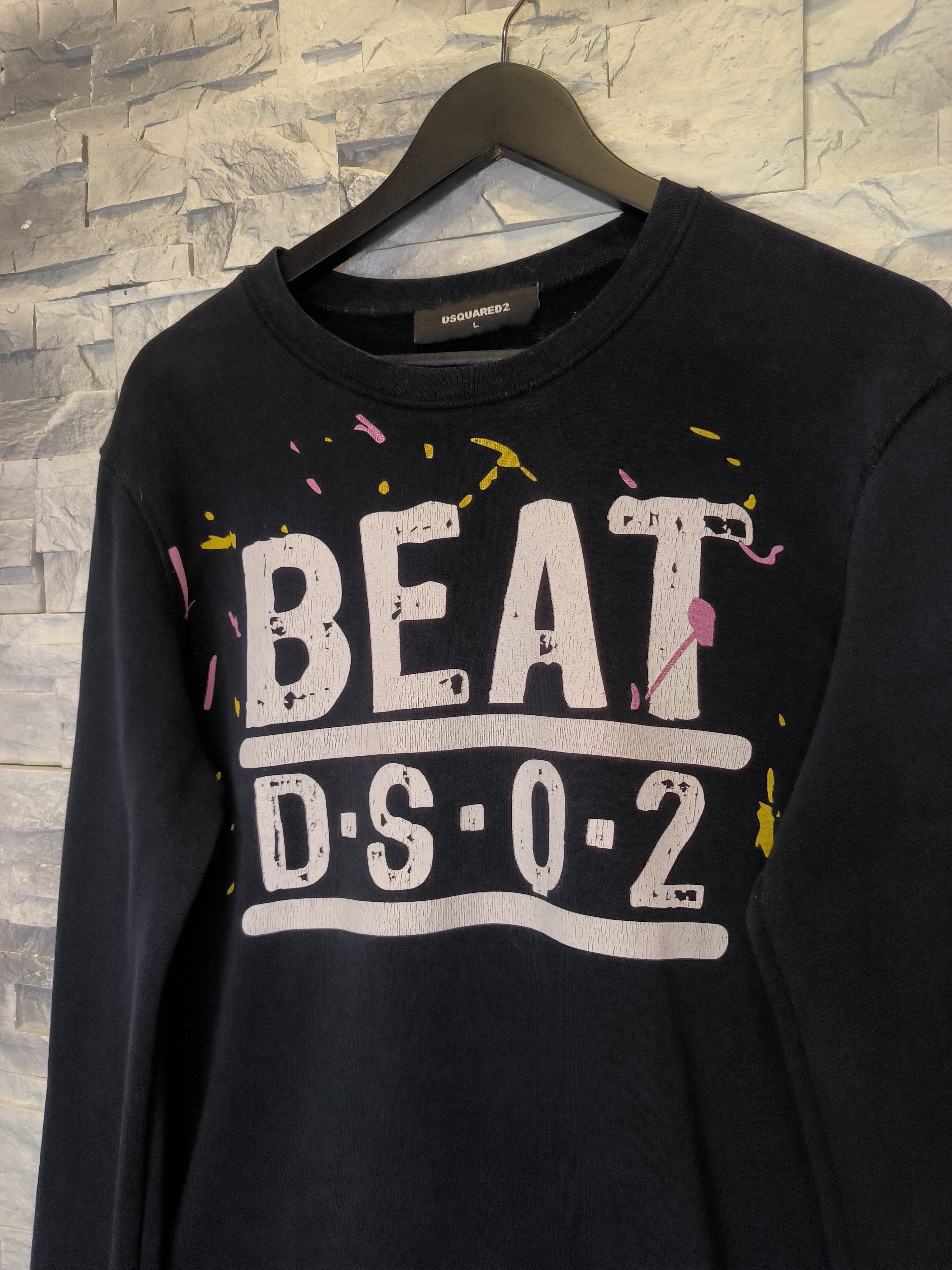 Dsquared2 Dsquared2 DSQ2 Sweatshirt Crewneck Black Beat Size US XS / EU 42 / 0 - 2 Thumbnail