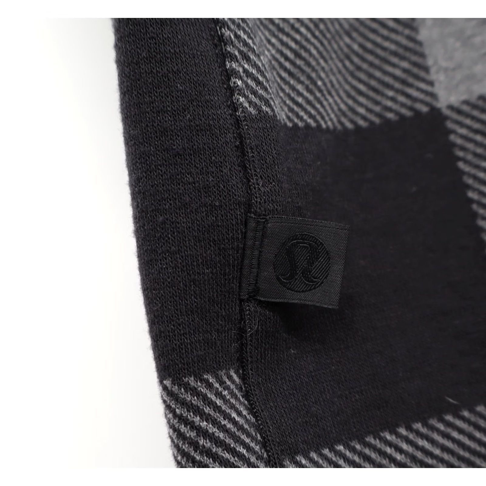 Lululemon Lululemon Men’s Overshirt Plaid Check Button-Up Long Sleeve XL Black Grey Heathered Multicolor Casual Knit Soft Knit Overshirt Size US XL / EU 56 / 4 - 3 Thumbnail