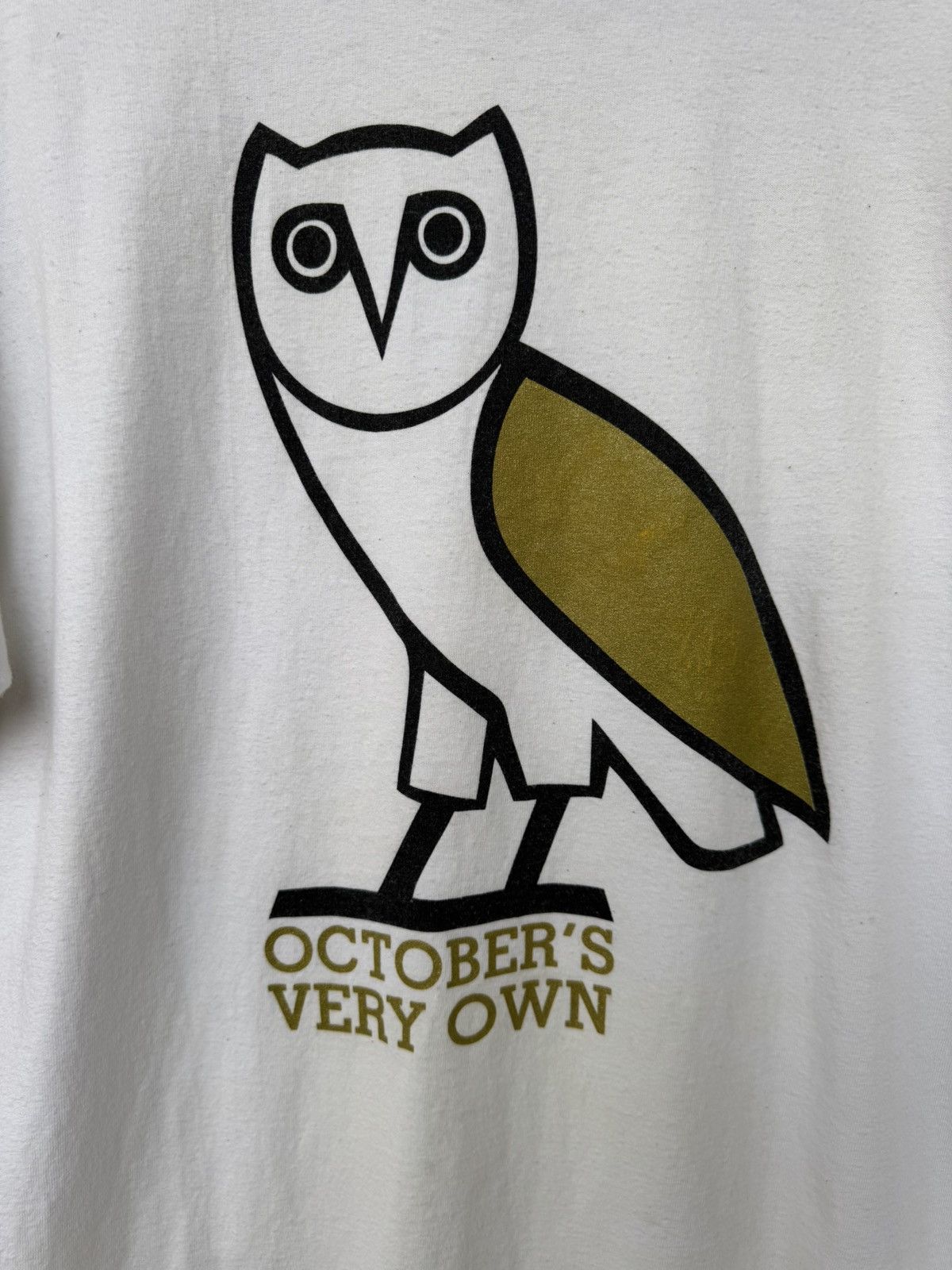 October's Very Own October’s Very Own Vintage OVO Owl Logo T- Shirt White/Gold Size US M / EU 48-50 / 2 - 3 Thumbnail