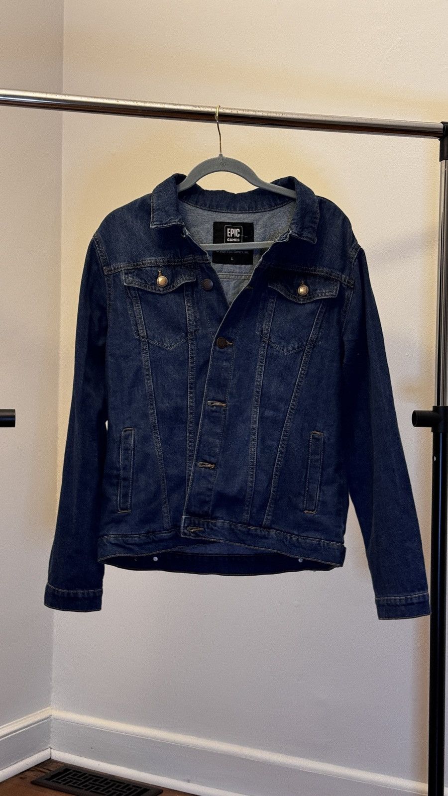 Designer × Other × Video Store Apparel EPIC GAMES STAFF EXCLUSIVE DENIM JACKET Size US L / EU 52-54 / 3 - 5 Thumbnail
