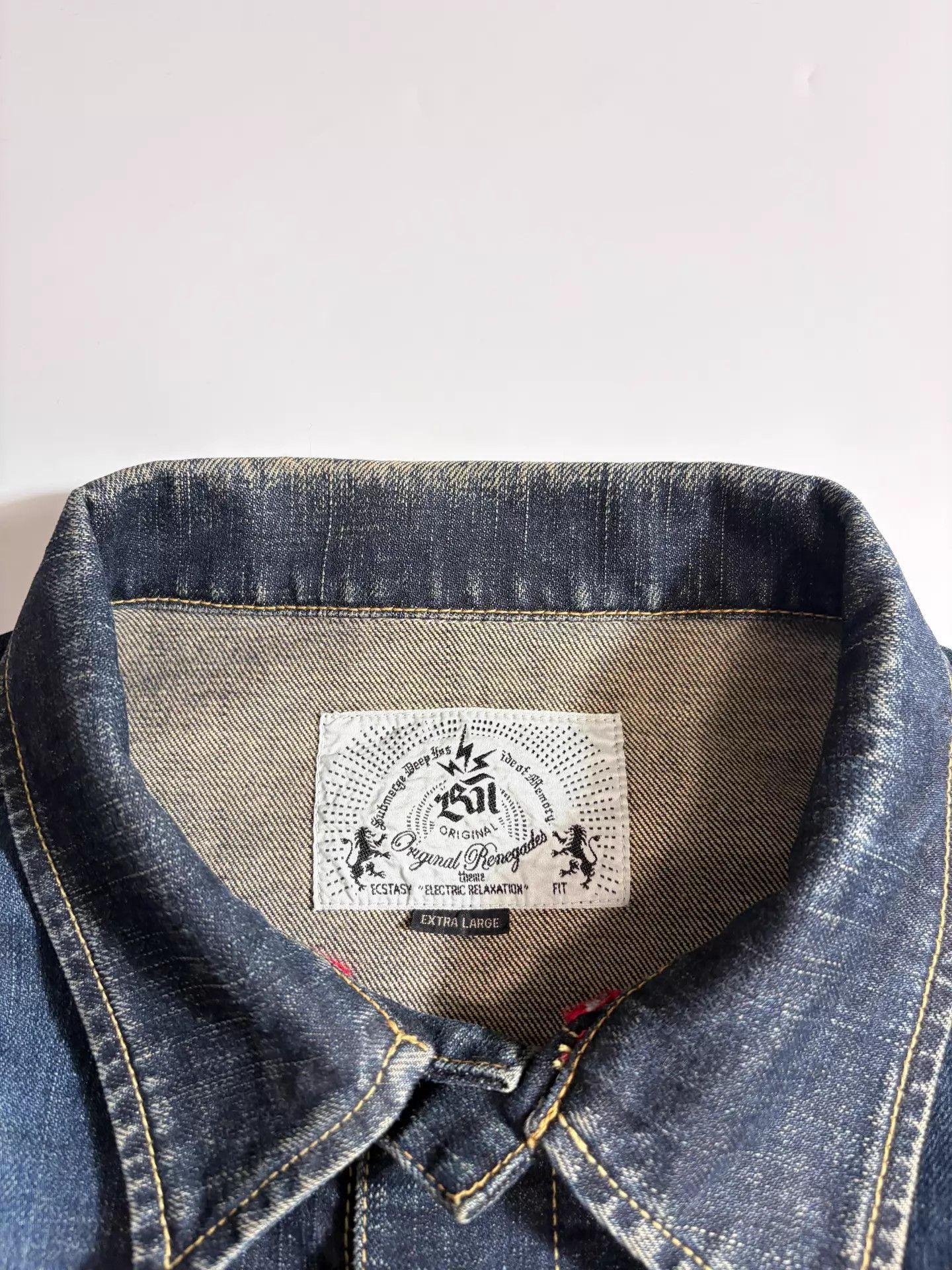 Other BaL OR G NAL Leather Sleeve Denim Jacket L Size US L / EU 52-54 / 3 - 4 Thumbnail