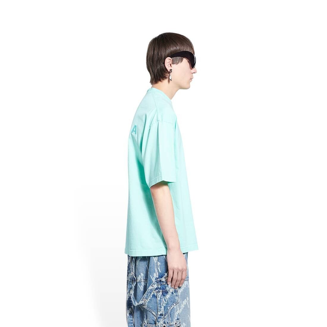 Balenciaga o1bcso1str1024 Political Campaign T- Shirt Large Fit Green Size US XS / EU 42 / 0 - 3 Thumbnail