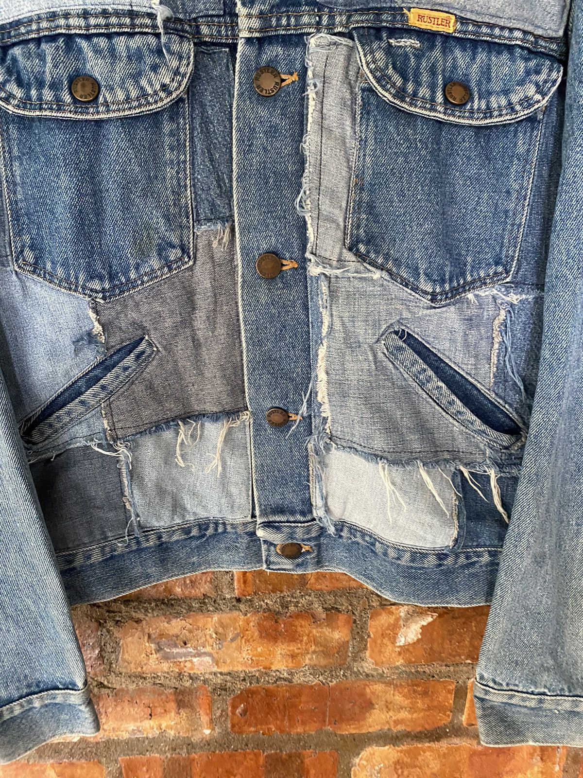 Nepenthes 1990s Rebuild by Remake Denim in US patchwork Size US S / EU 44-46 / 1 - 7 Thumbnail