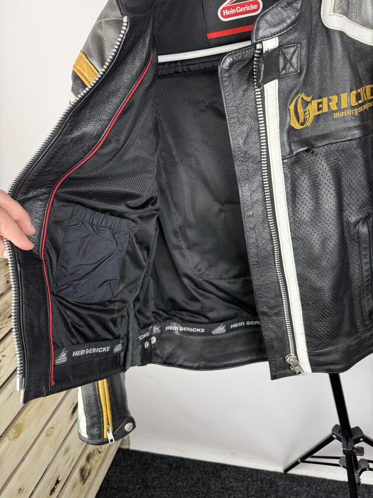Hein Gericke × Vintage 🔥Hein Gericke Motorcycle Leather Racing Jacket VNTG mens Size US S / EU 44-46 / 1 - 11 Thumbnail