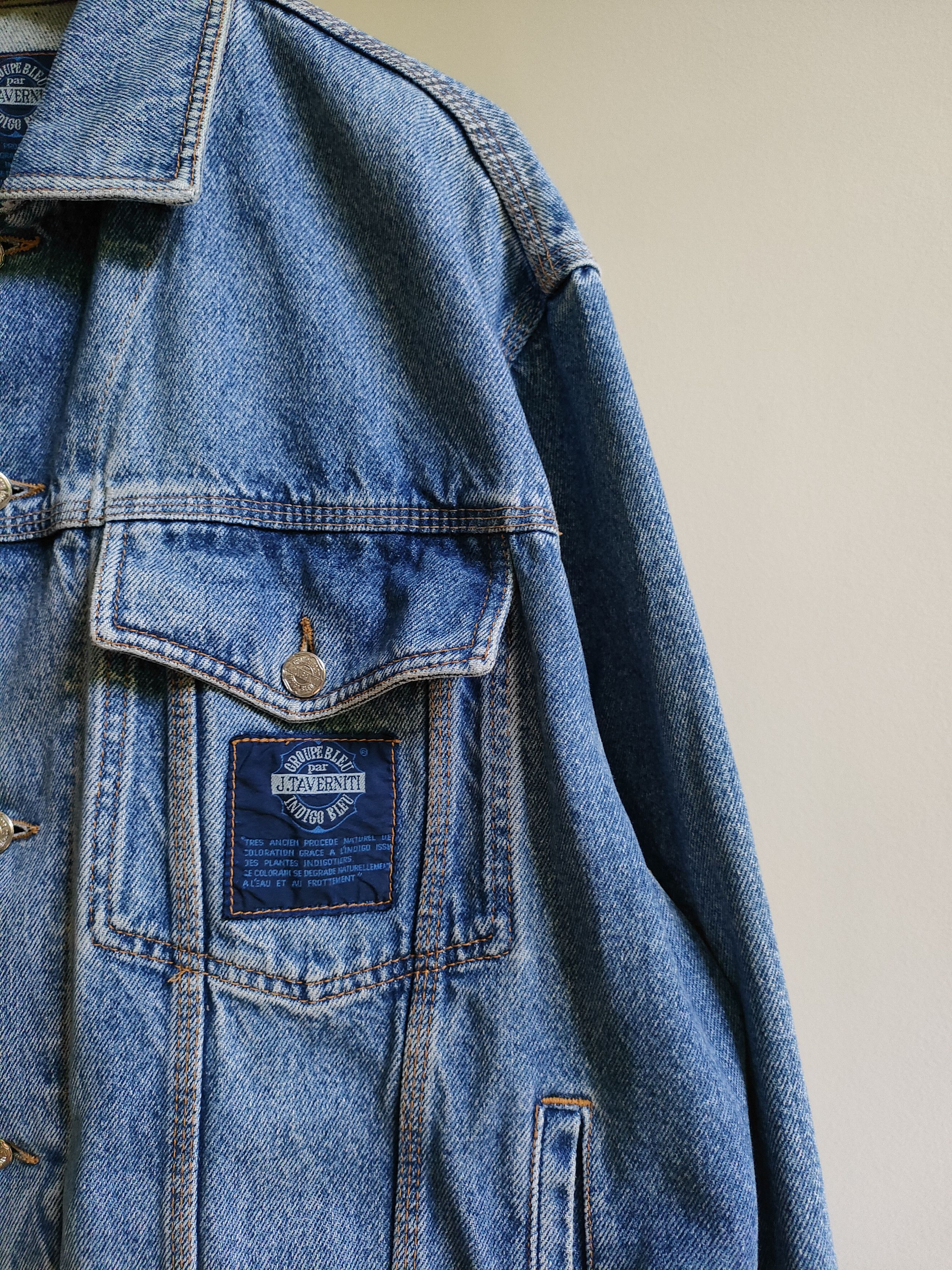 Jimmy Taverniti J.Taverniti Heavy Denim Jacket With Elastic Cuffs and Hem Size US L / EU 52-54 / 3 - 4 Thumbnail