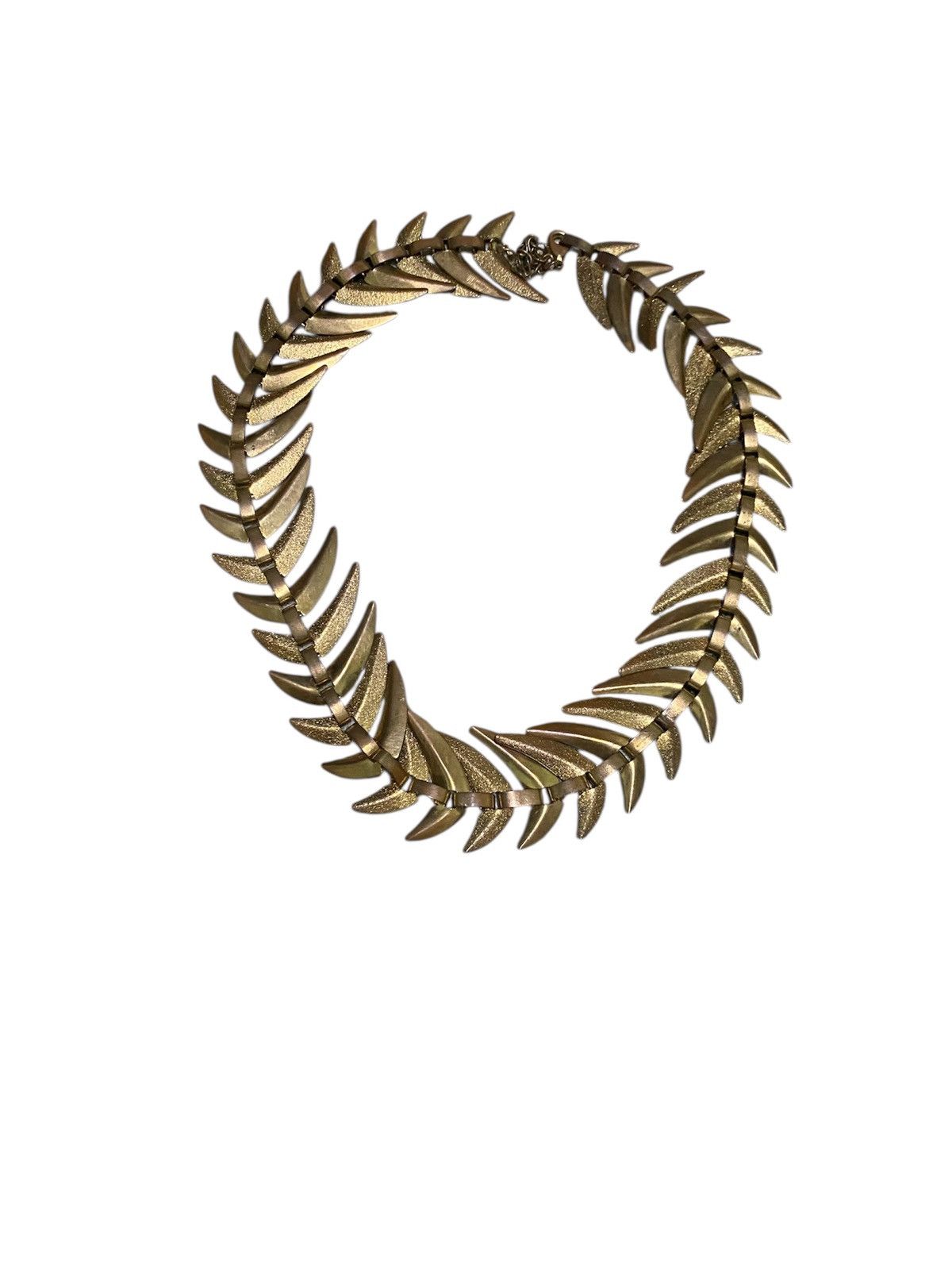 Designer × Handmade × Vintage Gold Tone Spiky Western Choker Necklace Size ONE SIZE - 4 Thumbnail
