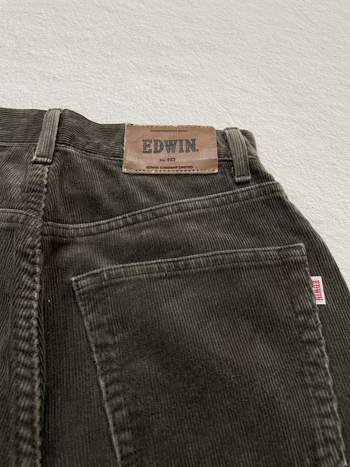 Edwin Edwin 2000s Dark Brown Corduroy Pants Wide Leg Y2K Size 25" / US 0 / IT 36 - 8 Thumbnail