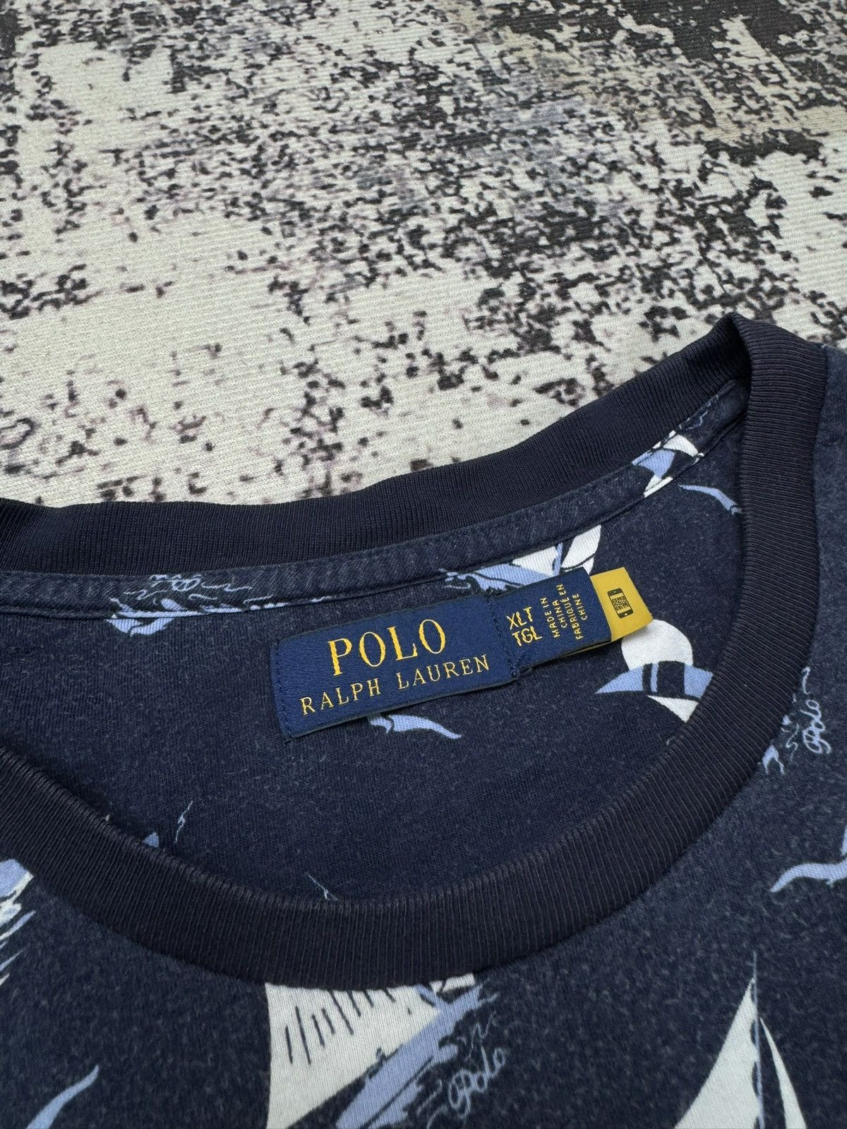 Polo Ralph Lauren Polo Ralph Lauren Tshirt Navy White Yacht Bear XL Size US XL / EU 56 / 4 - 5 Thumbnail