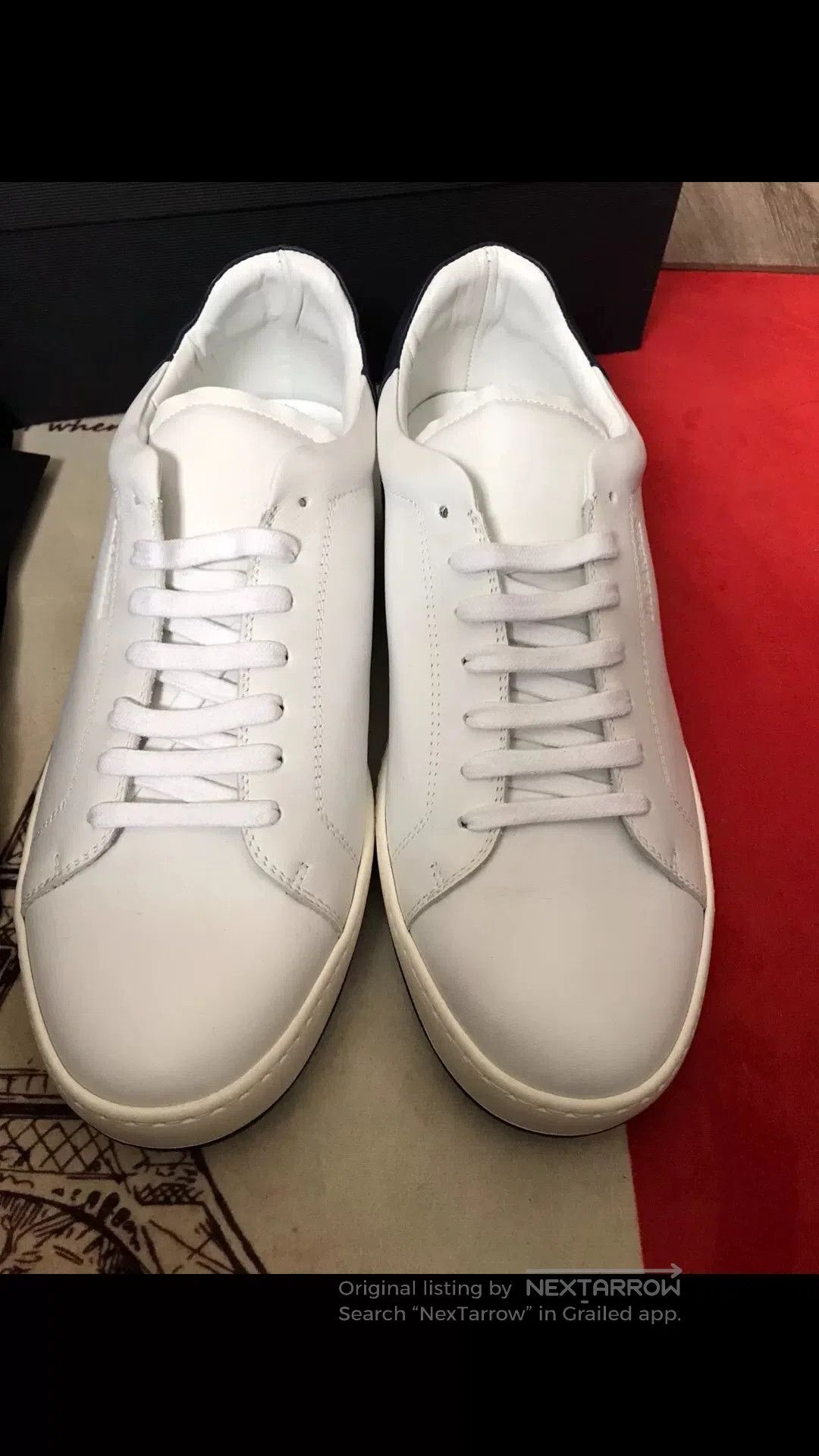 Jil Sander Jil Sander White Leather Sneakers. Size US 9 / EU 42 - 4 Thumbnail