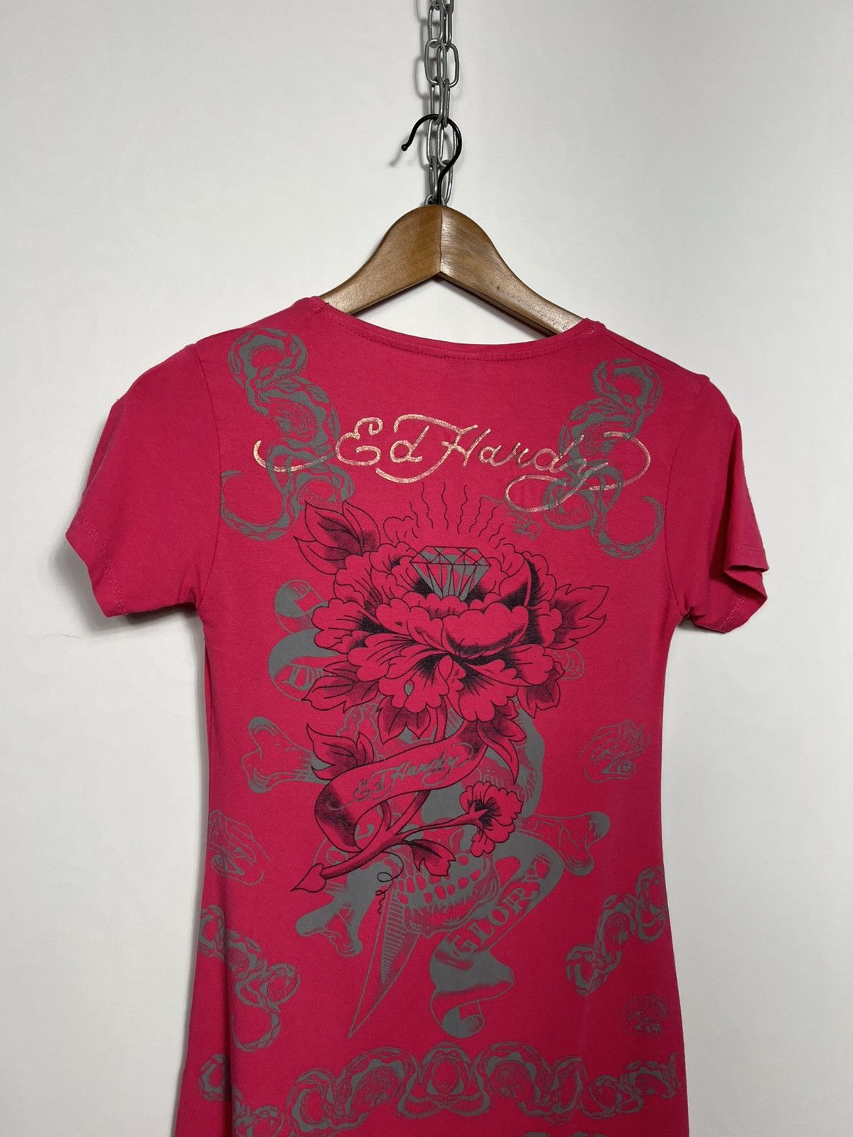 Ed Hardy Vintage Y2K Ed Hardy by Christian Audigier Tank Top Tee Size S / US 4 / IT 40 - 7 Thumbnail