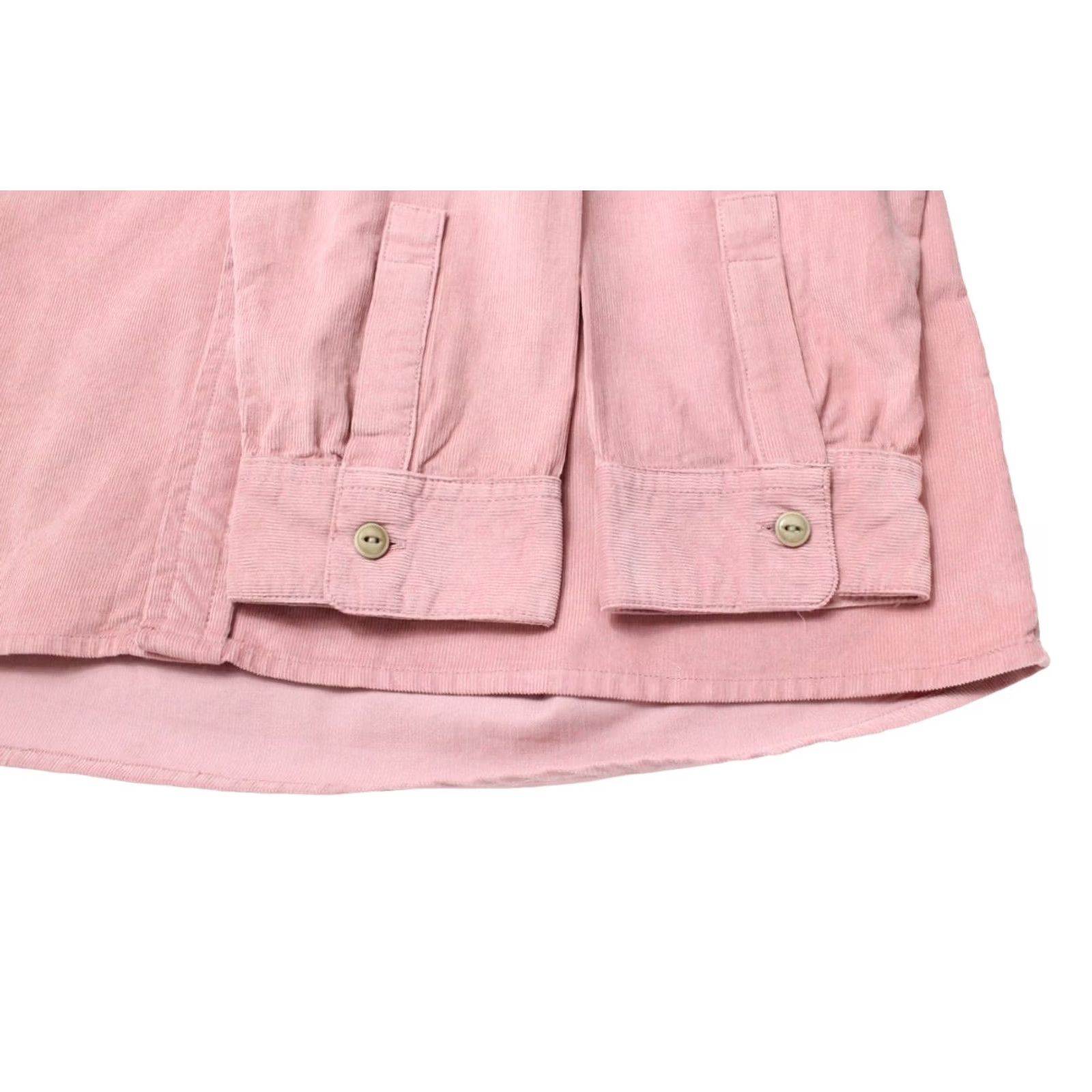 Vintage MCTAVISH Shirt Men's XL Corduroy Spread Collar Button Up Pink Size US XL / EU 56 / 4 - 5 Thumbnail
