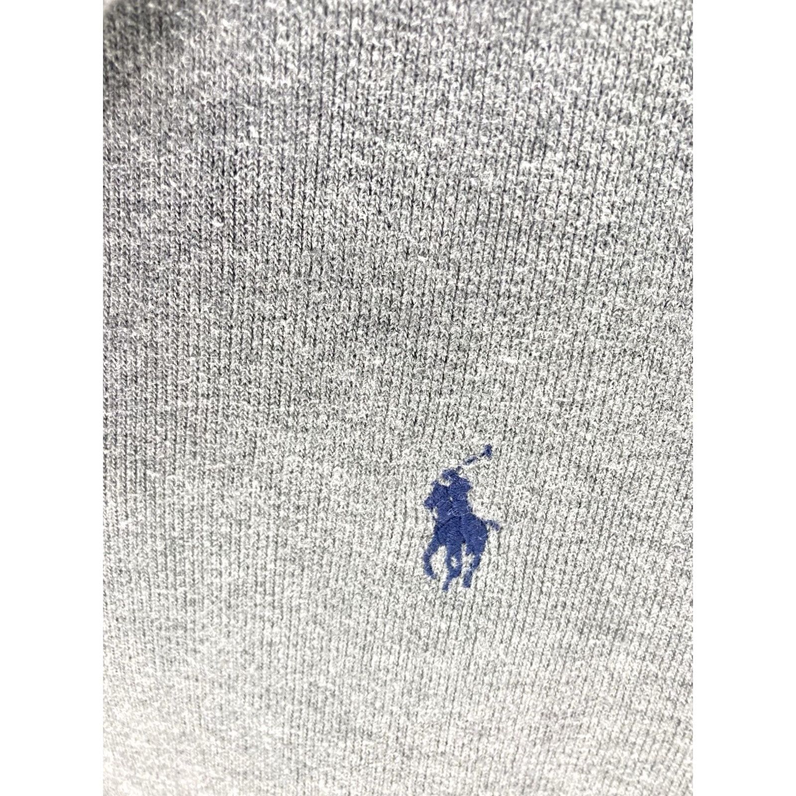 Ralph Lauren Polo Ralph Lauren Sweater Men XL Gray Pullover 1/4 Zip Long Sleeve Heavy Cotton Size US XL / EU 56 / 4 - 4 Thumbnail