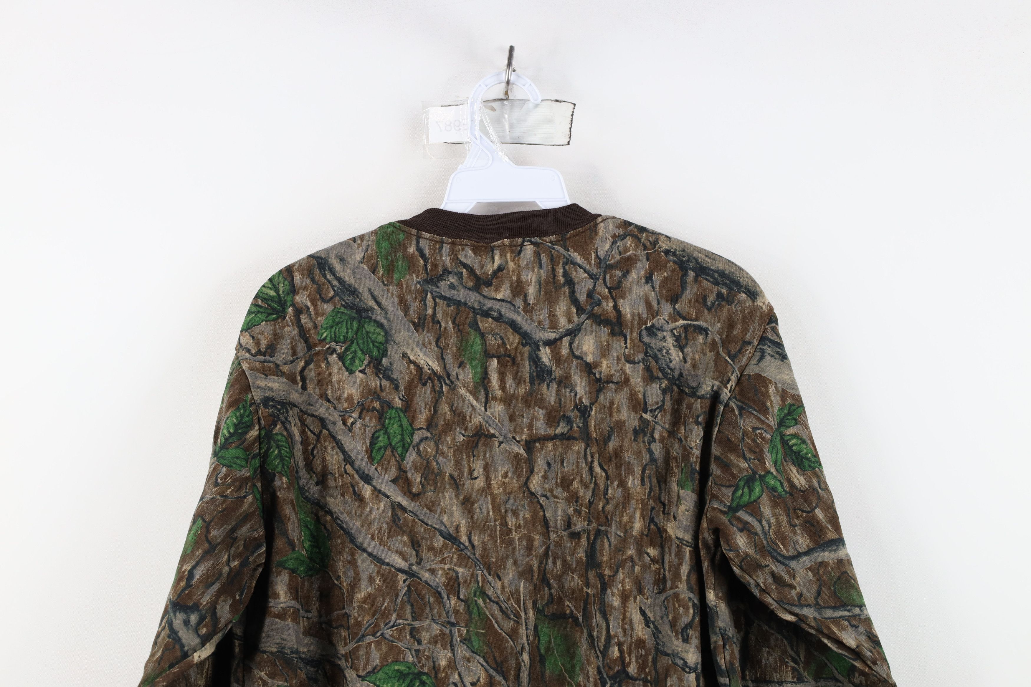 Vintage Vintage 90s Streetwear Long Sleeve Pocket T-Shirt Cotton USA Size US M / EU 48-50 / 2 - 10 Thumbnail