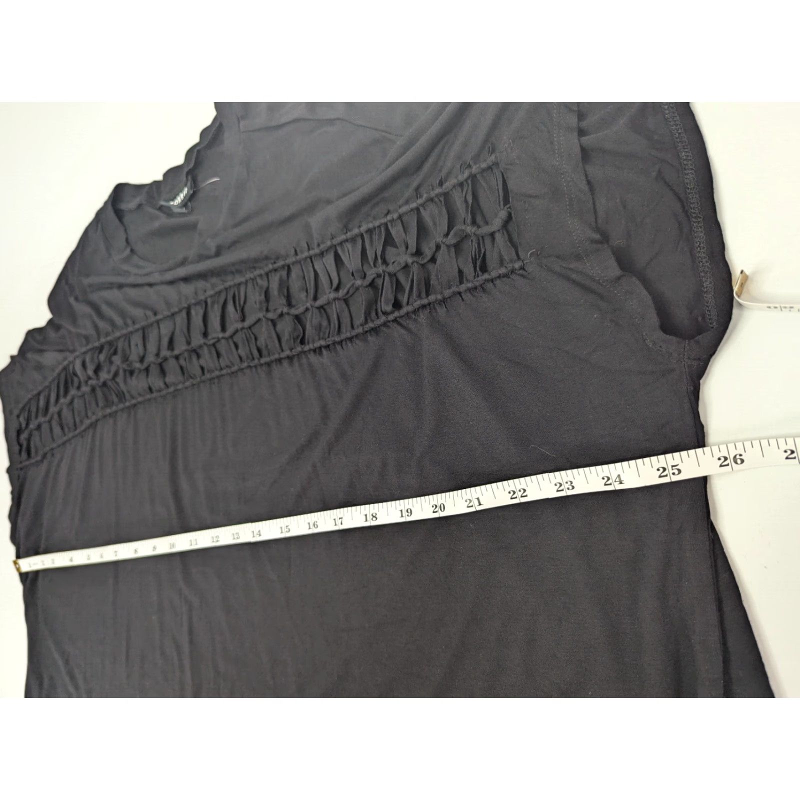 Torrid NWT Torrid Knit Jersey Crew Neck Black 1X Plus Blouse Shirt Womens Tunic Size 1X Crew Neck Casual Workwear Winter Spring Summer Fall Size XL / US 12-14 / IT 48-50 - 4 Thumbnail