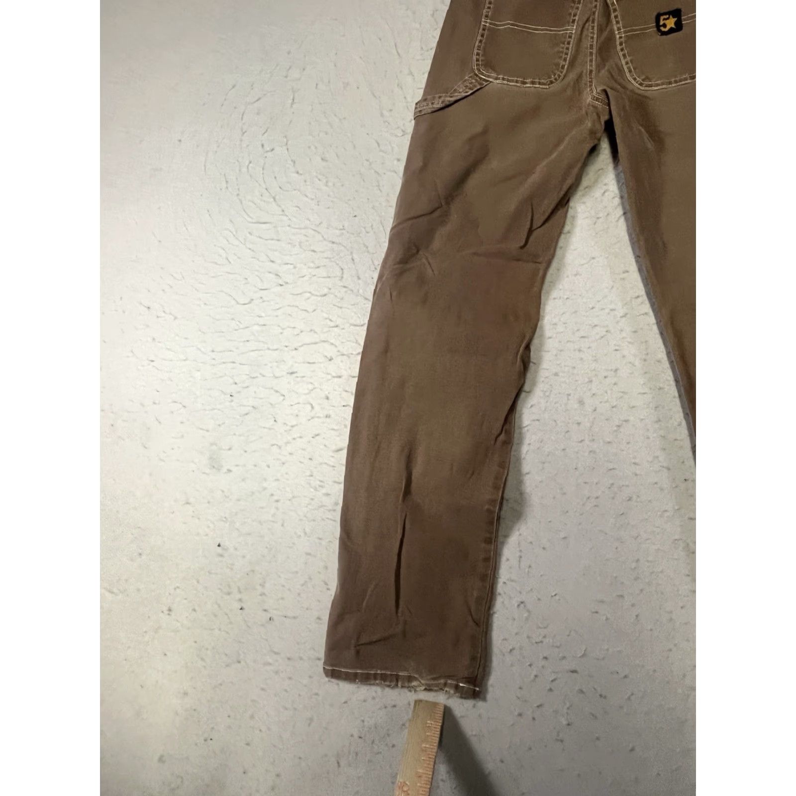Vintage Five Star General Women's Carpenter Cargo Pants Size 0 Brown Utility Size 25" / US 0 / IT 36 - 7 Thumbnail