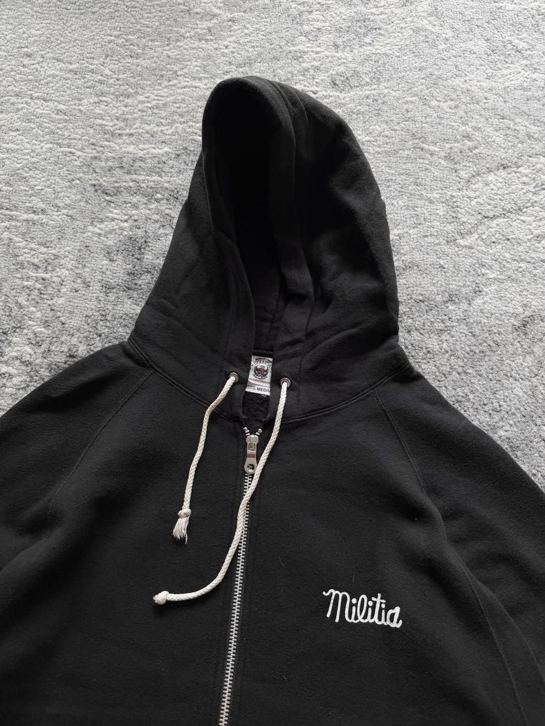 Wtaps Wtaps Militia Crossbones Zip-Up Hoodie Size US M / EU 48-50 / 2 - 3 Thumbnail
