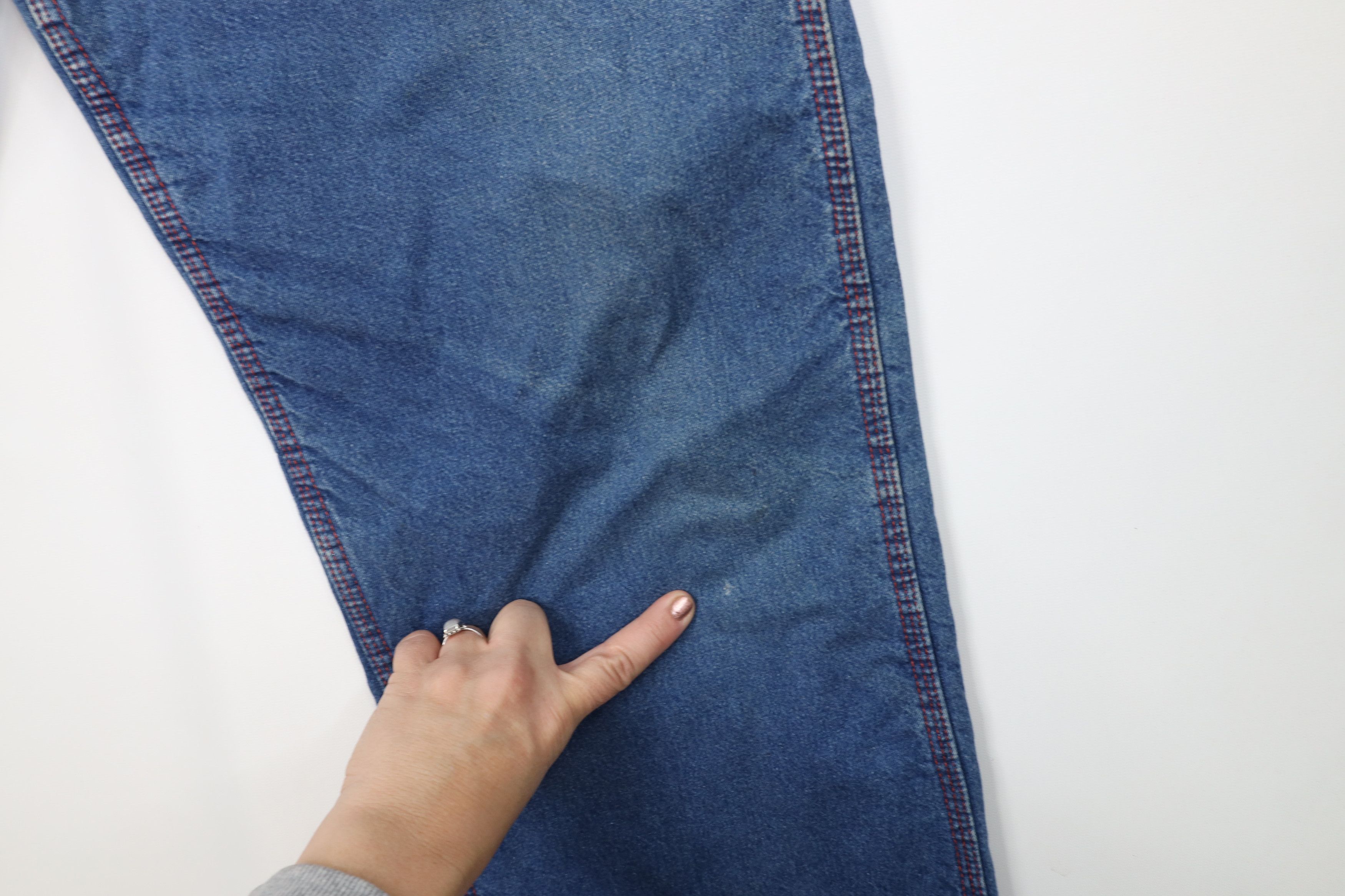 Vintage Vintage 70s Streetwear Lined Wide Leg Dungaree Jeans USA Size US 38 / EU 54 - 6 Thumbnail