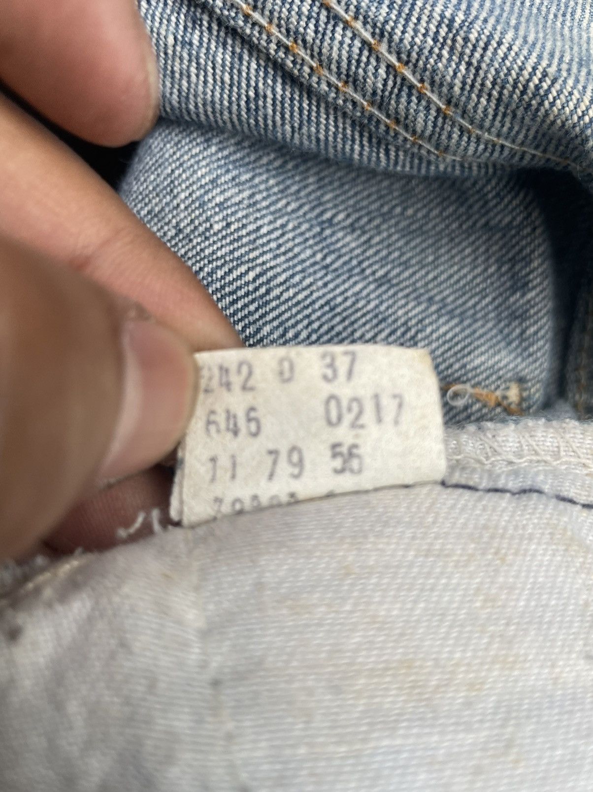 Levi's Vintage 1979 Levis 646 e Orange Tag Size US 35 - 15 Thumbnail