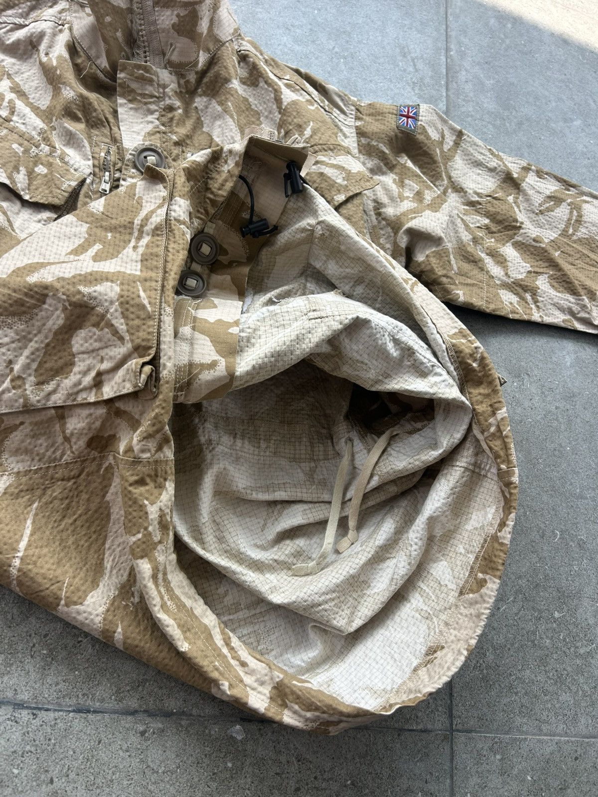 New England Outerwear Issue British Army Desert DPM Ripstop Field Jacket Size US XL / EU 56 / 4 - 8 Thumbnail