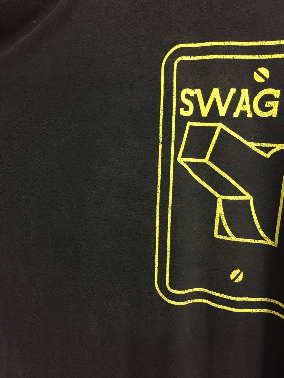 Vintage Distressed Swag On Big Logo Statement Quote Rock & Roll Tee Size US XXL / EU 58 / 5 - 4 Thumbnail