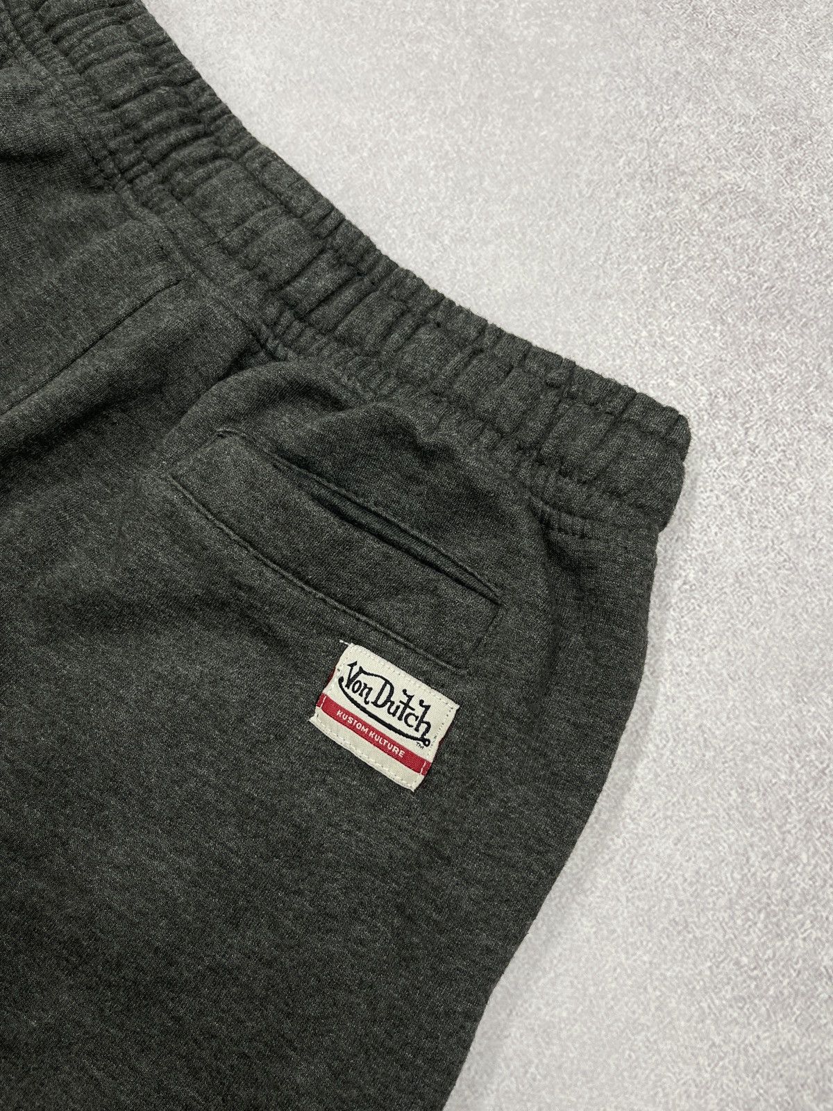 Von Dutch Mens Von Dutch Diffusion Shorts Grey Big Logo Size M Size US 32 / EU 48 - 6 Thumbnail