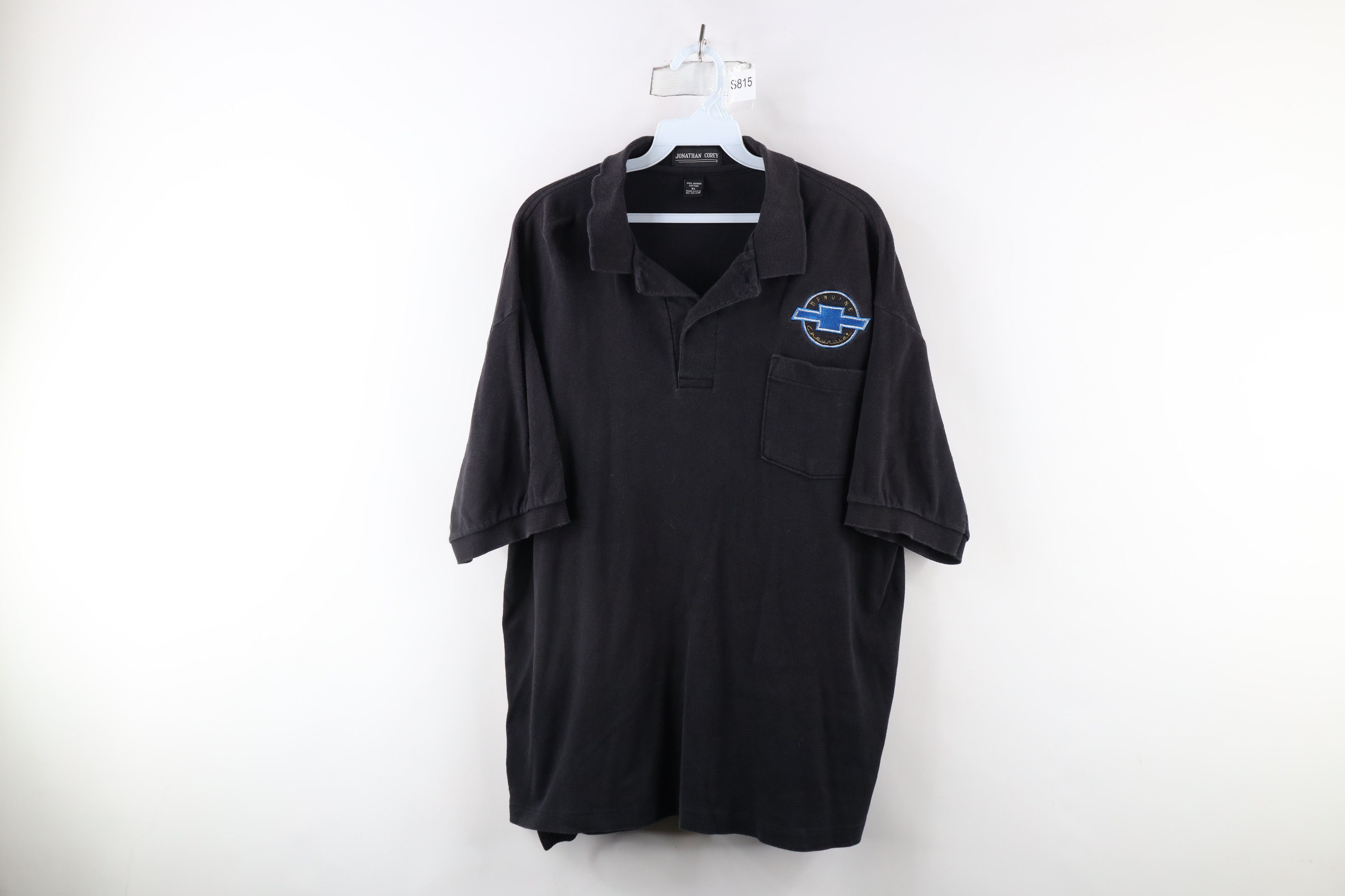 Vintage Vintage 80s 90s Genuine Chevrolet Collared Polo Shirt USA Size US XL / EU 56 / 4 - 1 Thumbnail