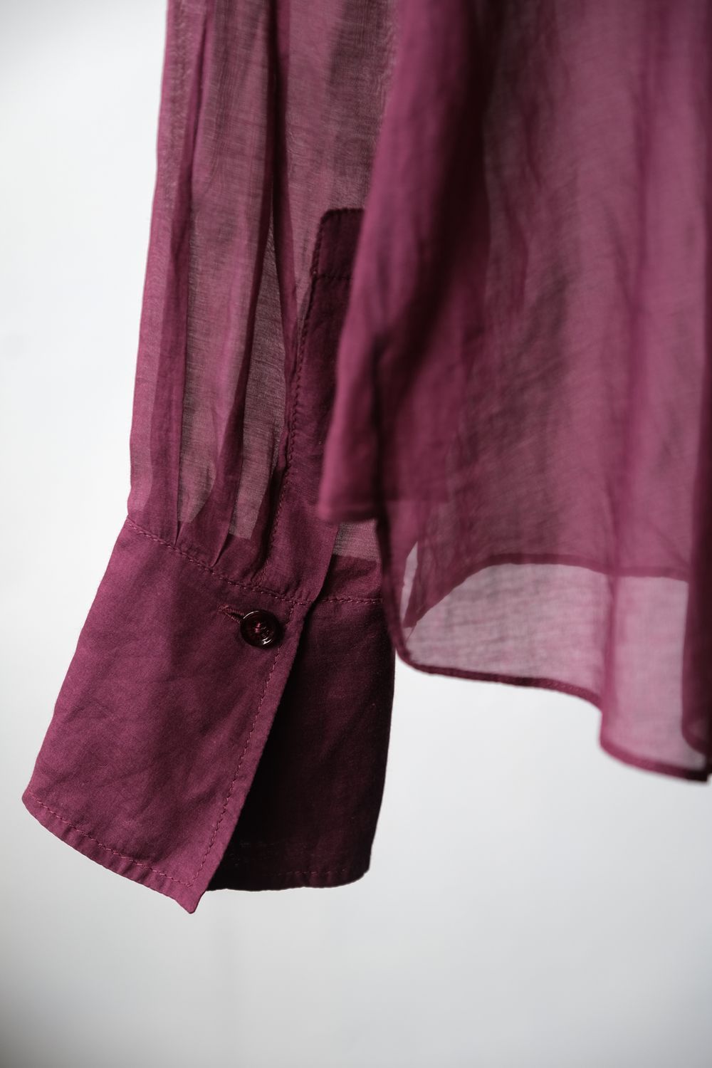 Celine CELINE Cotton / Silk Sheer Shirt Size S / US 4 / IT 40 - 5 Thumbnail