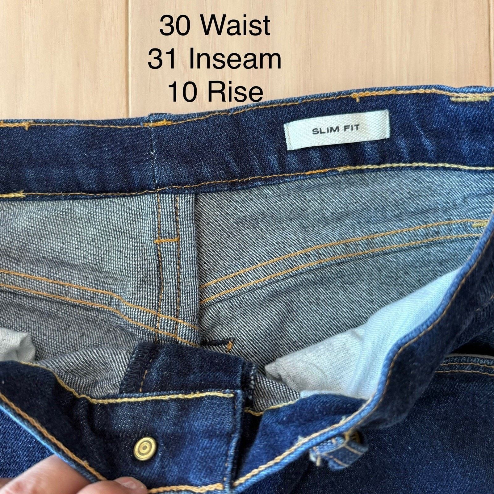 Flint And Tinder Flint and Tinder Jeans 30 Blue Dark Wash Denim Casual Size US 30 / EU 46 - 4 Thumbnail
