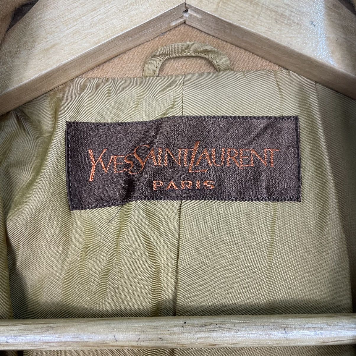 Vintage × Yves Saint Laurent 💥YVES SAINT LAURENT RICH BROWN LONG COAT Size US M / EU 48-50 / 2 - 16 Thumbnail