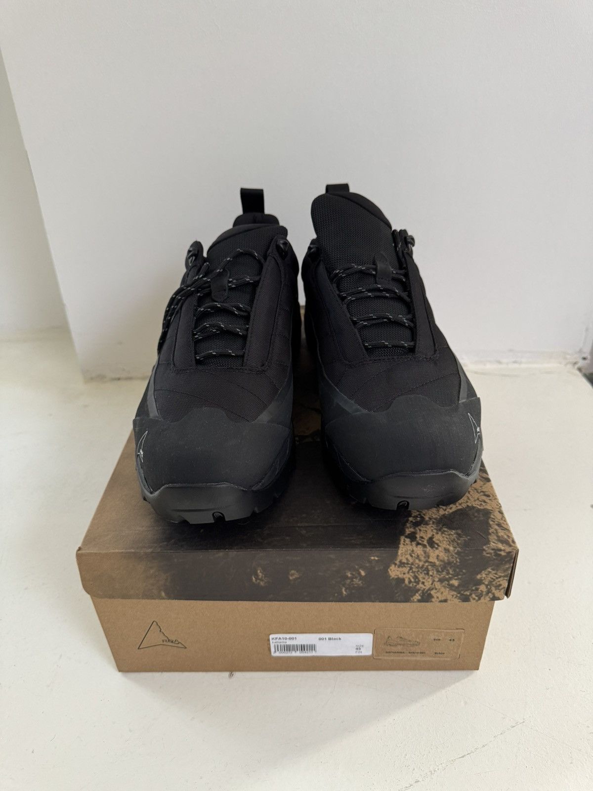 ROA ROA Black Katharina Low-top Shoes Size US 12 / EU 45 - 5 Thumbnail