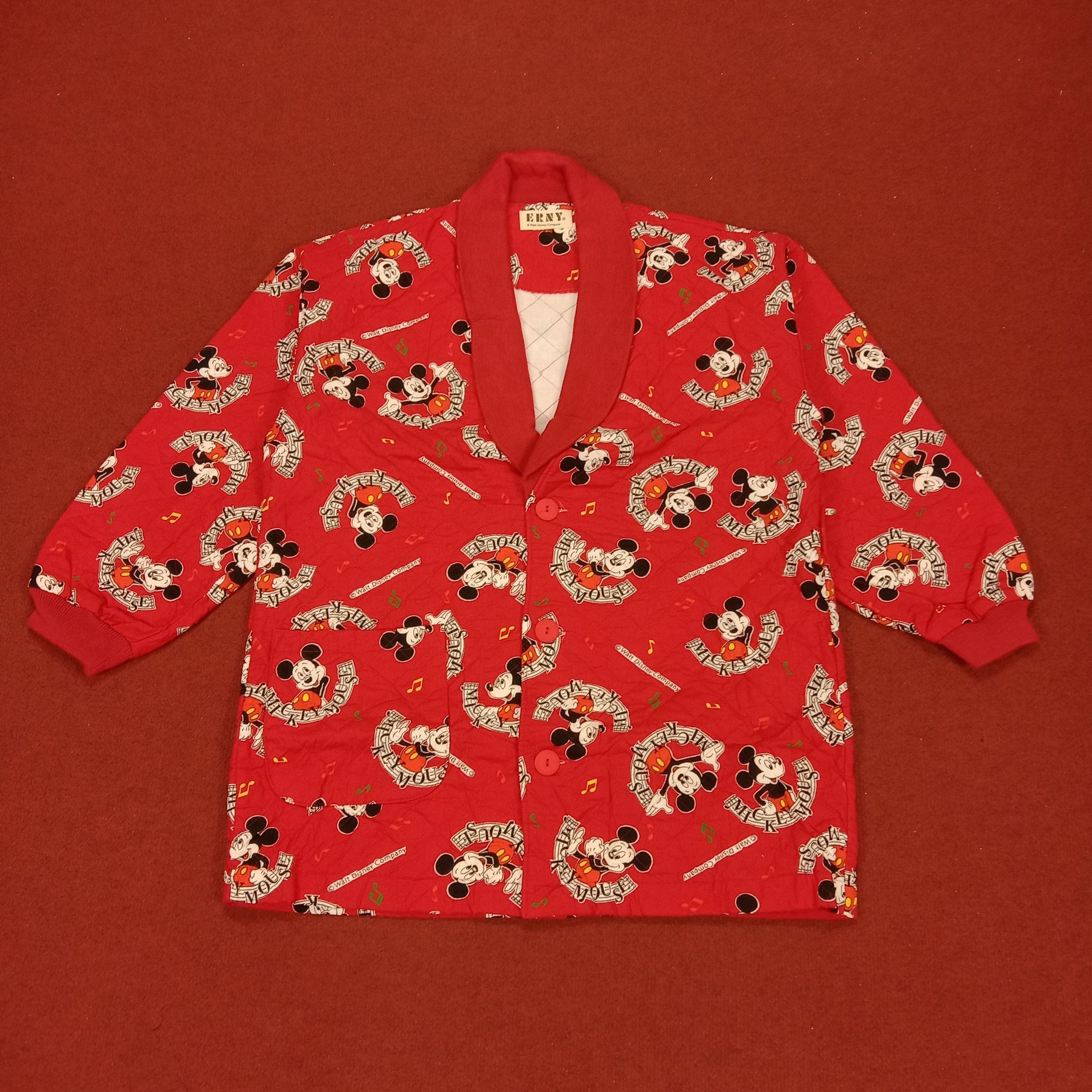Disney × Mickey Mouse × Vintage Walt Disney Company Mickey Mouse Winter Style Jacket Size US L / EU 52-54 / 3 - 1 Thumbnail