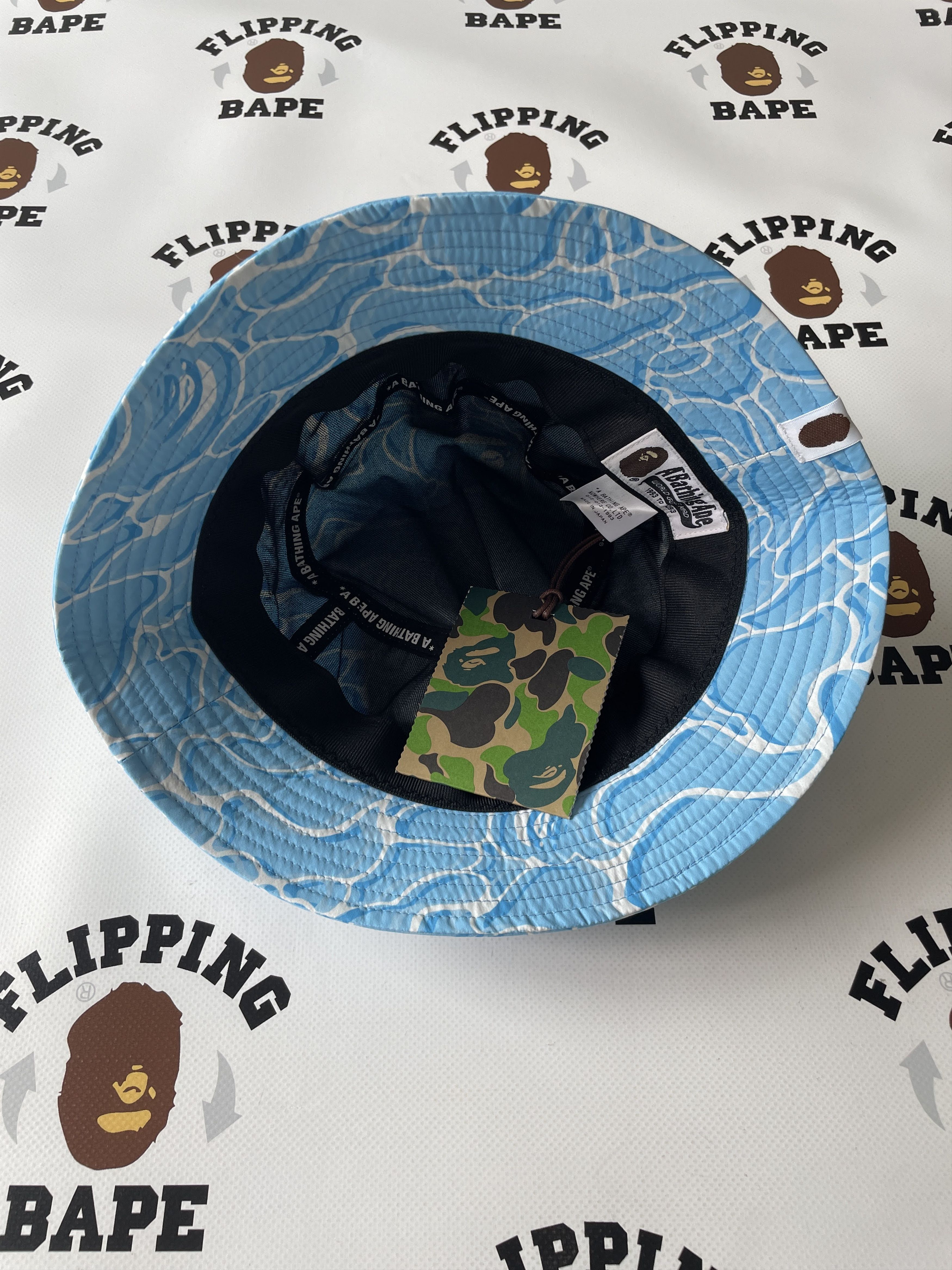Bape ABC SEA SURFACE CAMO BUCKET HAT Size ONE SIZE - 7 Thumbnail