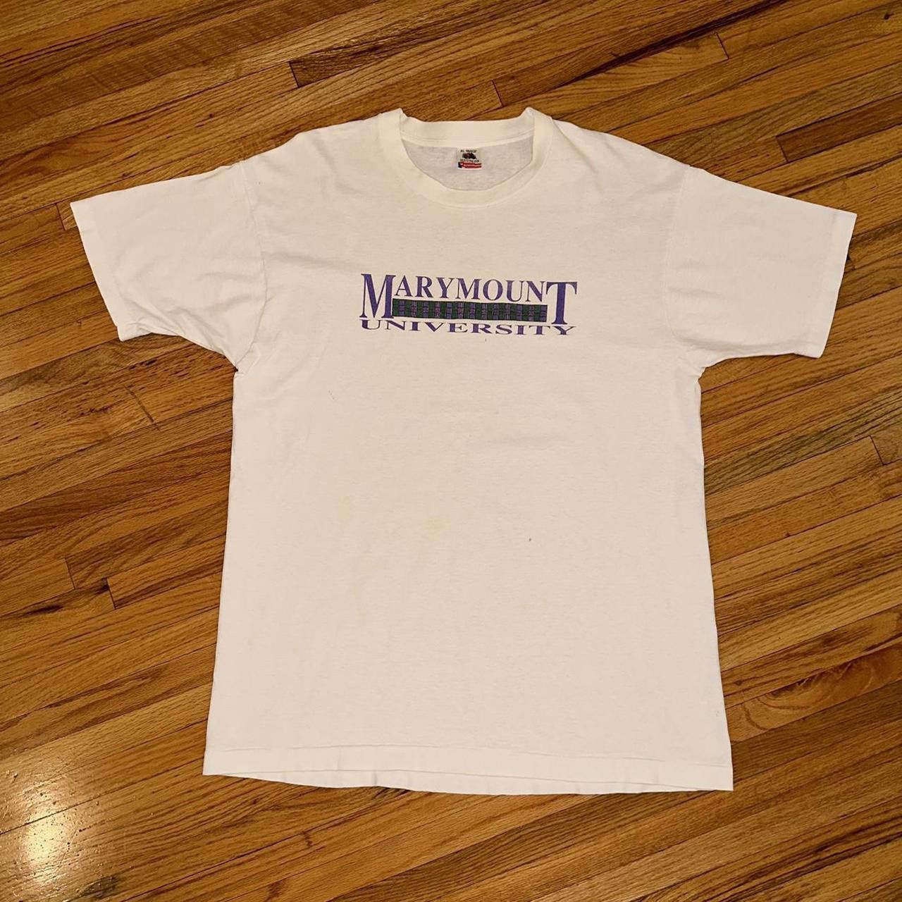 Fruit Of The Loom Vintage 90’s Marymount University T-Shirt Size US XL / EU 56 / 4 - 1 Thumbnail