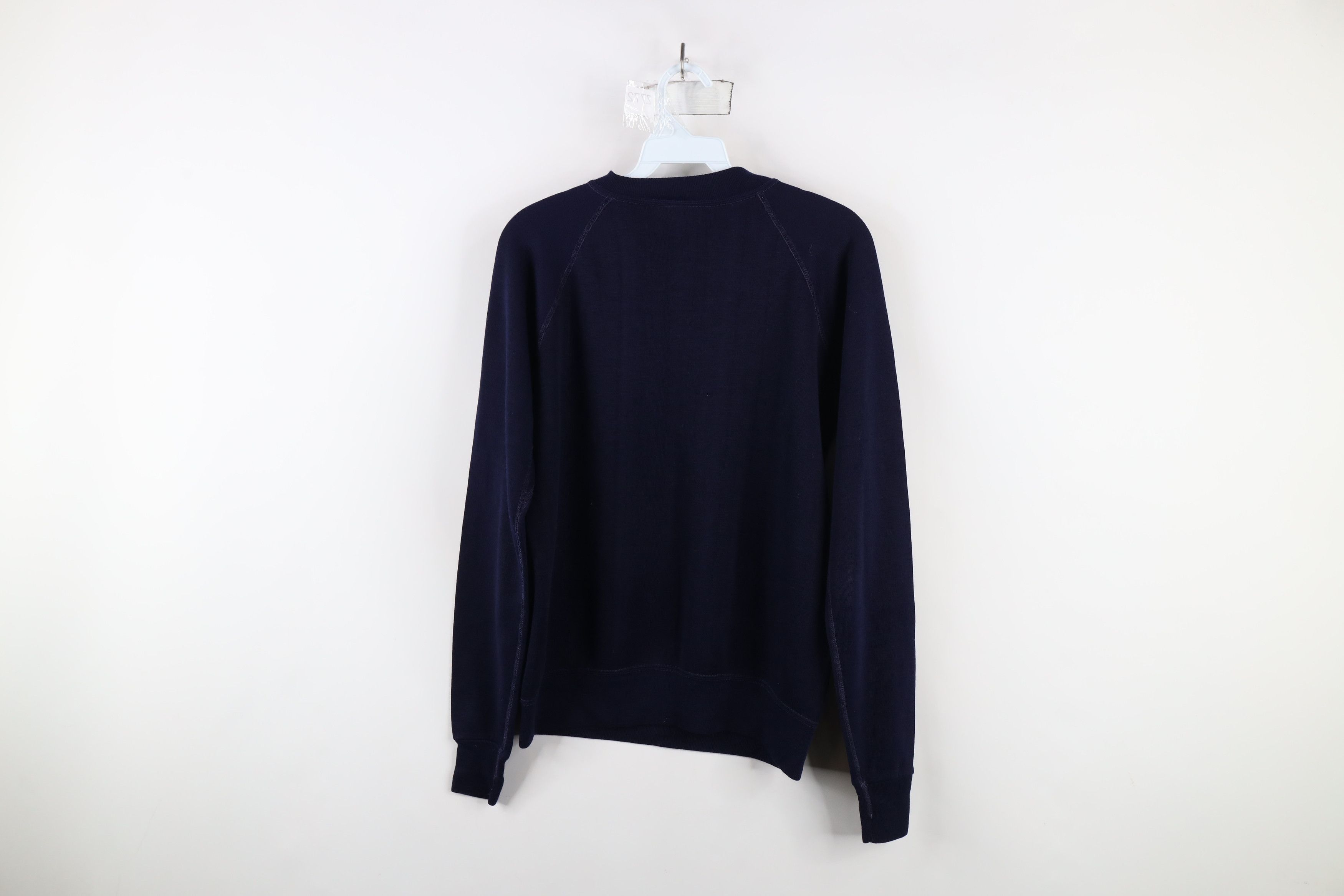 Vintage Vintage 70s Streetwear Gusseted Raglan Sweatshirt Blue USA Size US M / EU 48-50 / 2 - 7 Thumbnail