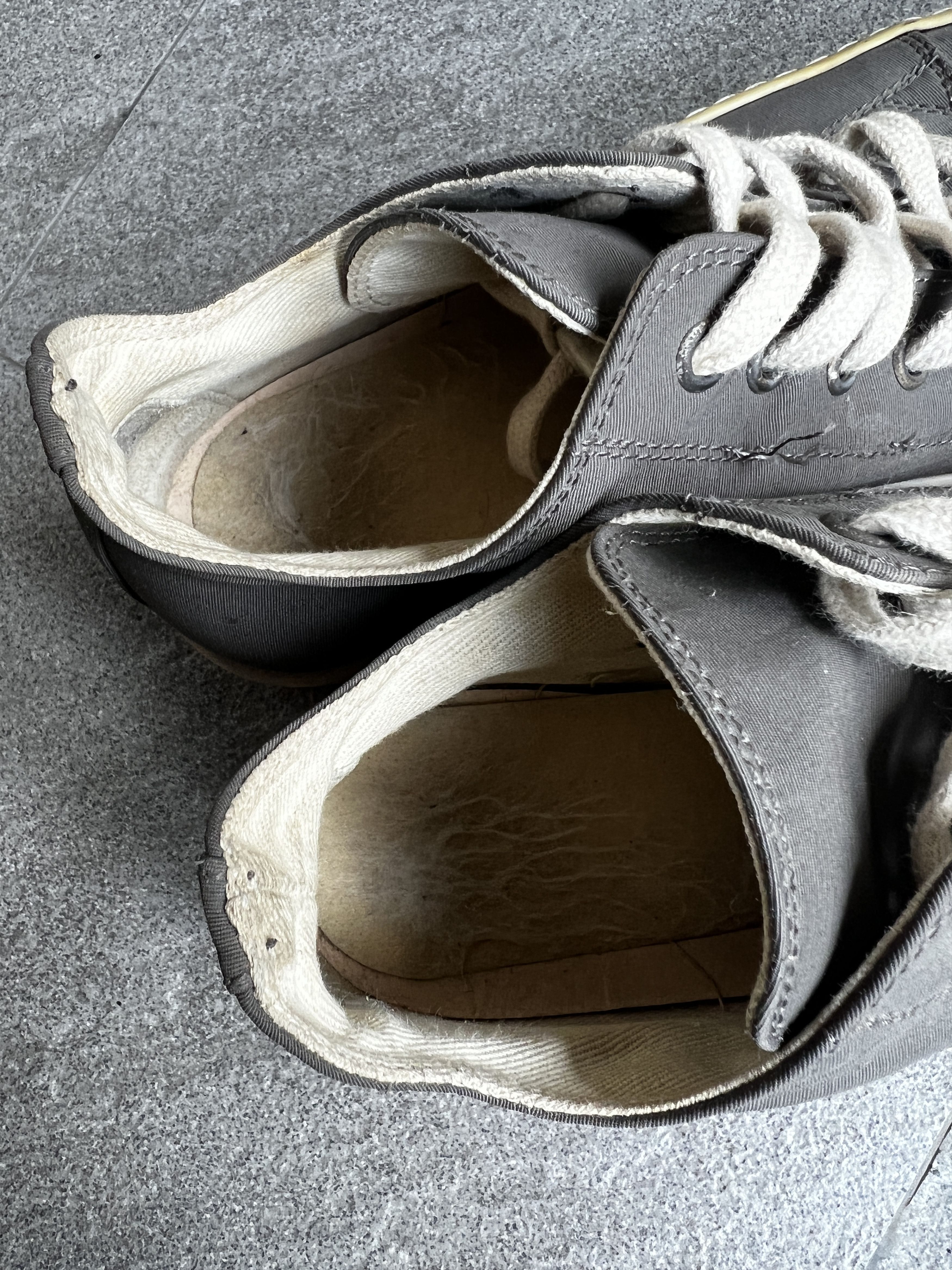 Rick Owens Drkshdw Rick Owens DRKSHDW Ramones Low Grey Canvas EU39.5 Italy Size US 6.5 / EU 39-40 - 11 Thumbnail