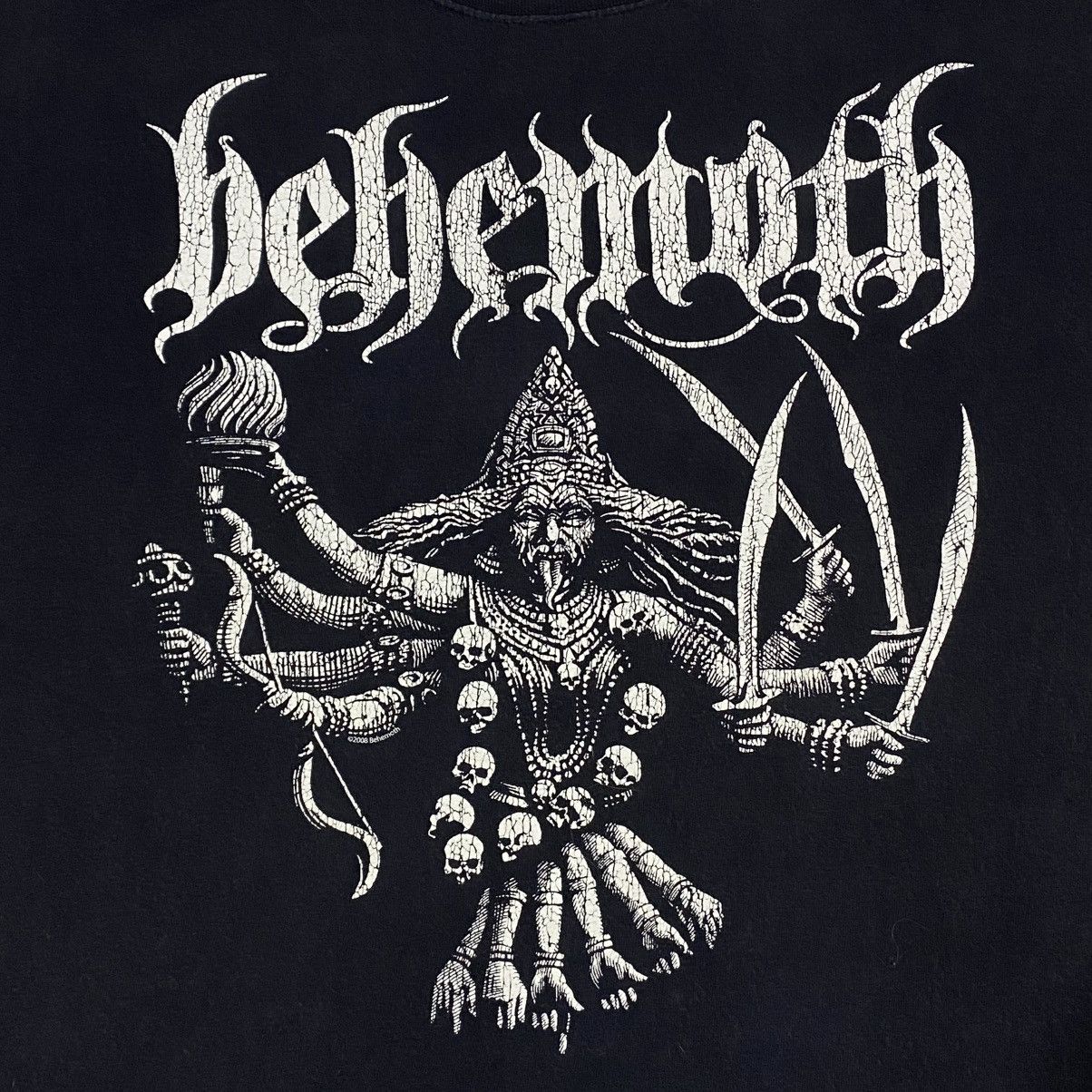 Band Tees × Vintage Vintage Y2K metal black band behemoth Size US XL / EU 56 / 4 - 2 Thumbnail