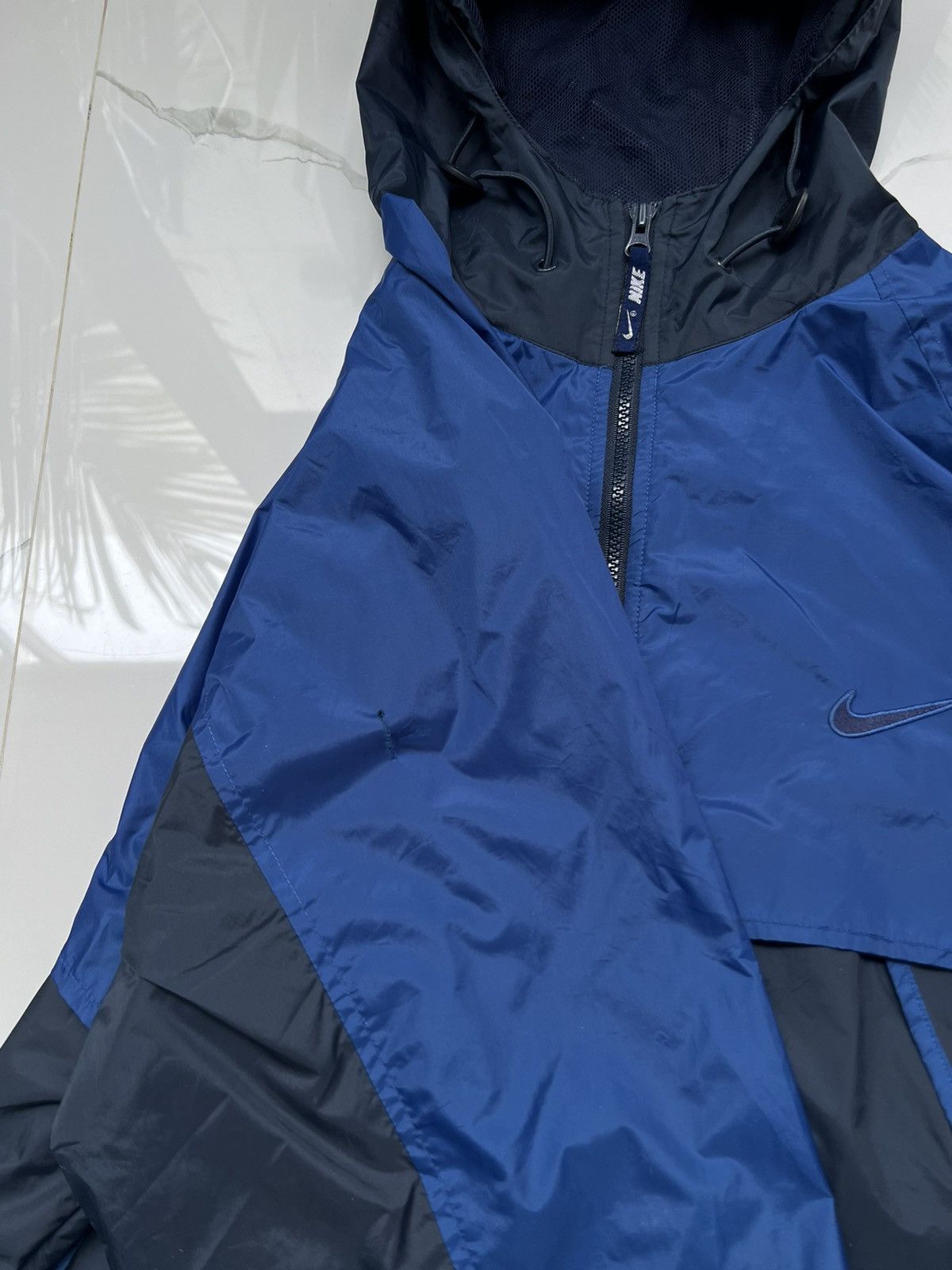 Nike × Vintage 90’s NIKE RETRO RARE SWOOSH LOGO Y2K TRACK JACKET GORPCORE Size US L / EU 52-54 / 3 - 4 Thumbnail