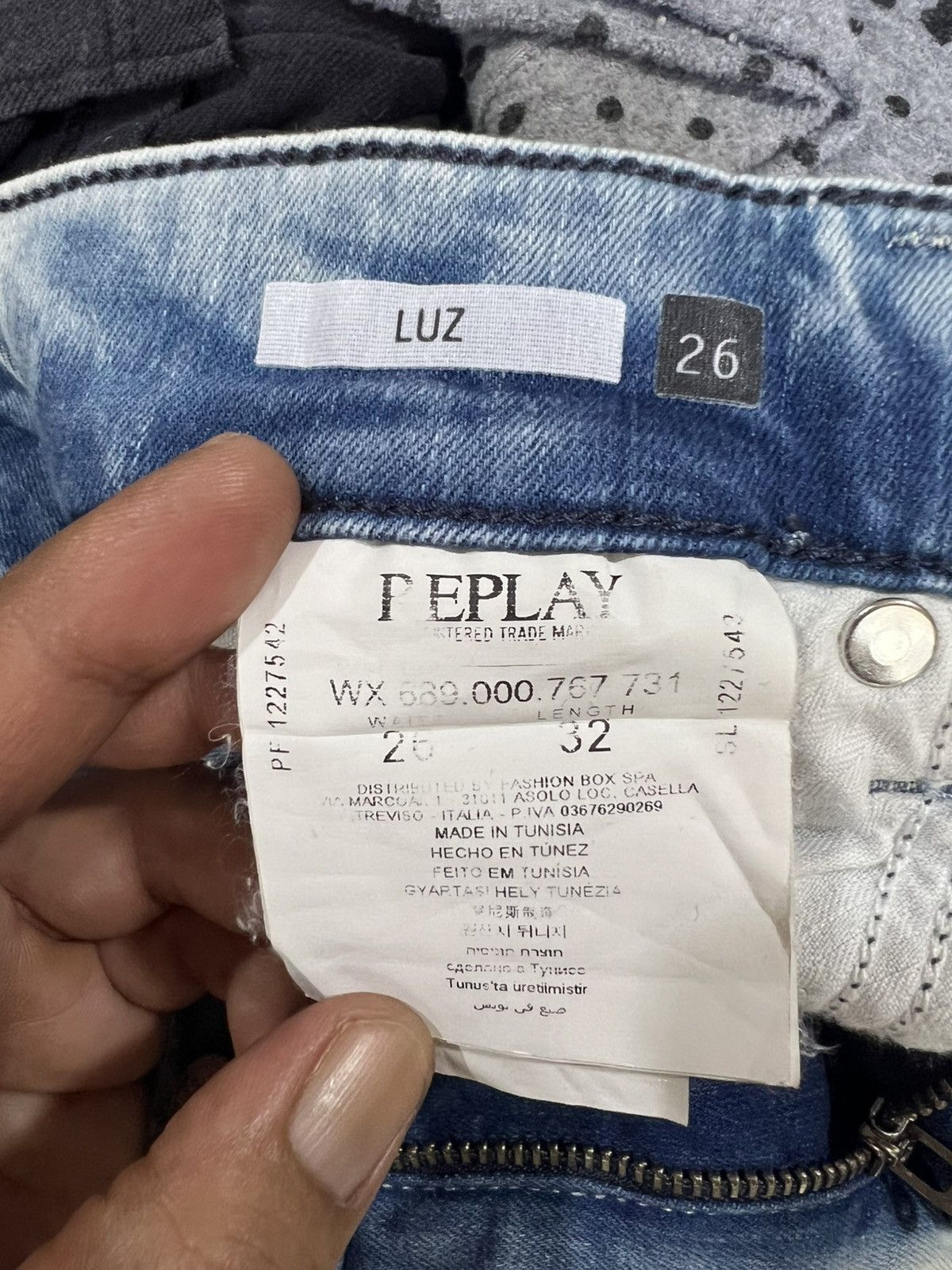 Replay 🔥Replay Luz Stretch Denim Size 27" / US 4 / IT 40 - 15 Thumbnail