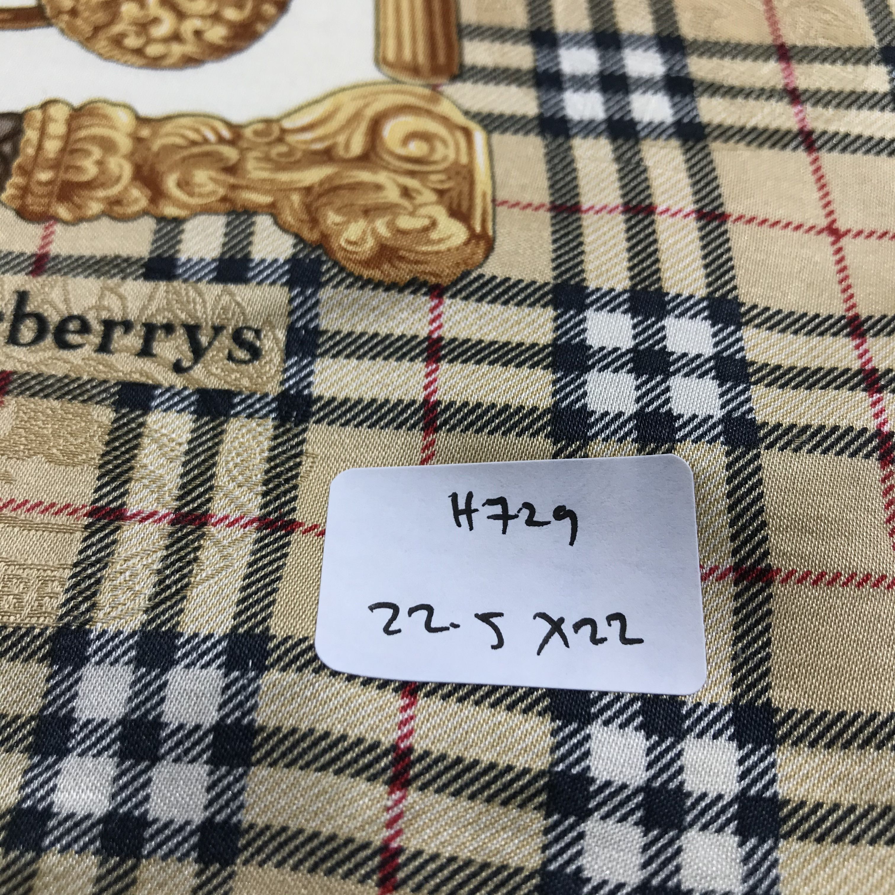 Burberry Burberrys Canes Handkerchief Neckerchief Bandana H729 Size ONE SIZE - 8 Thumbnail